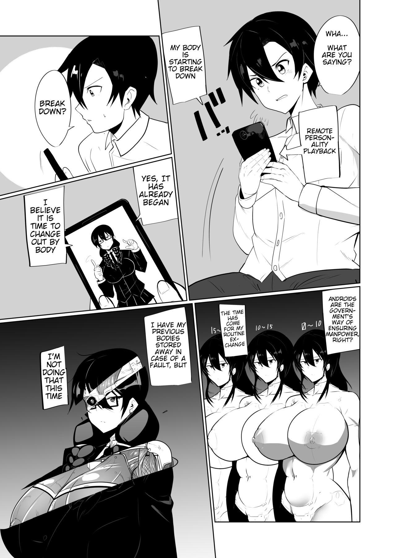 Free Blow Job Android no Osananajimi o Bukkowasu Manga | The Manga about Violently Breaking your Android Childhood Friend - Original Home - Page 5