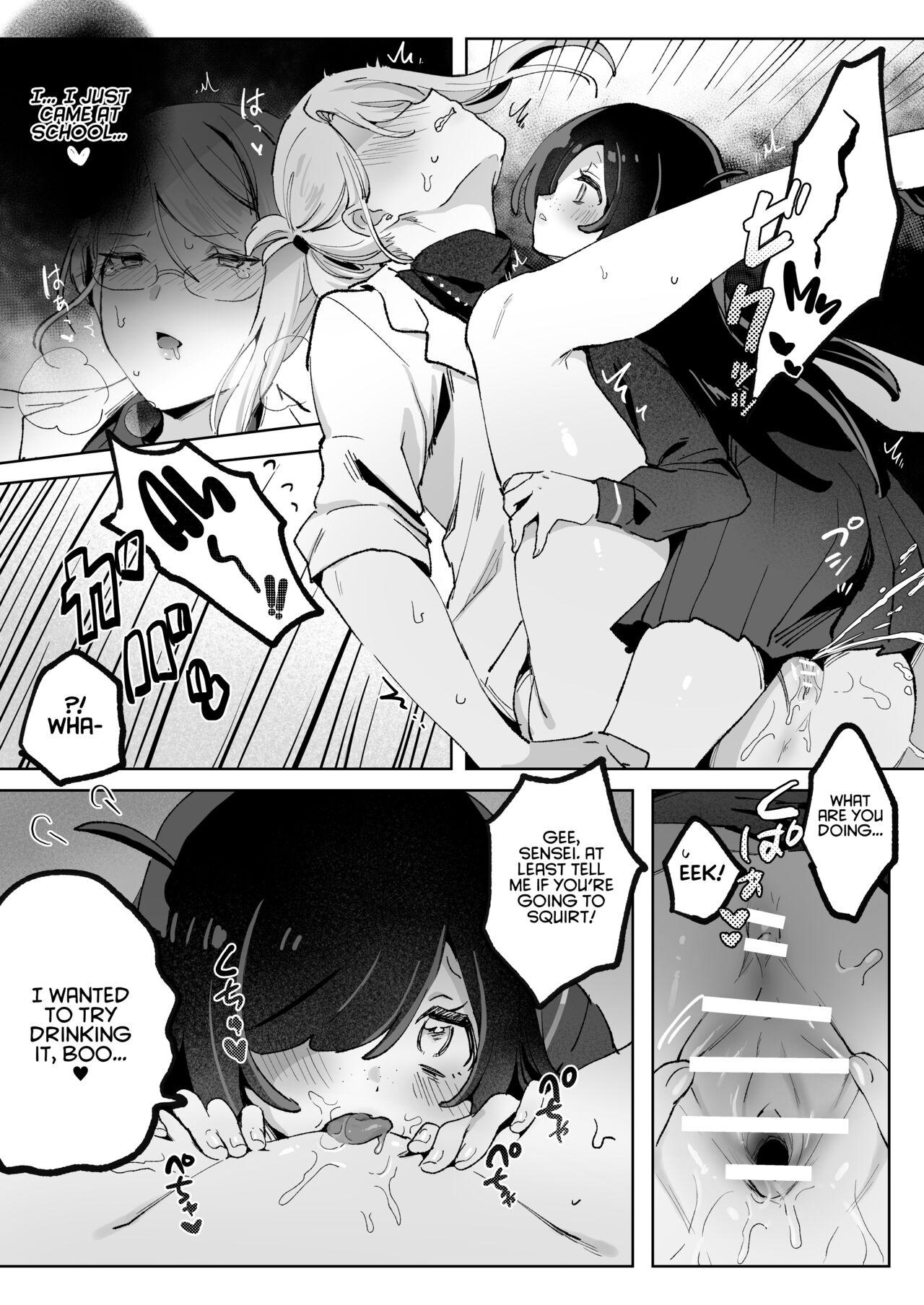 Hentai Seito ni Toritsukarete Shinu made Love Love Ecchi | Haunted by My Perverted Student As We Made Love to Death 16