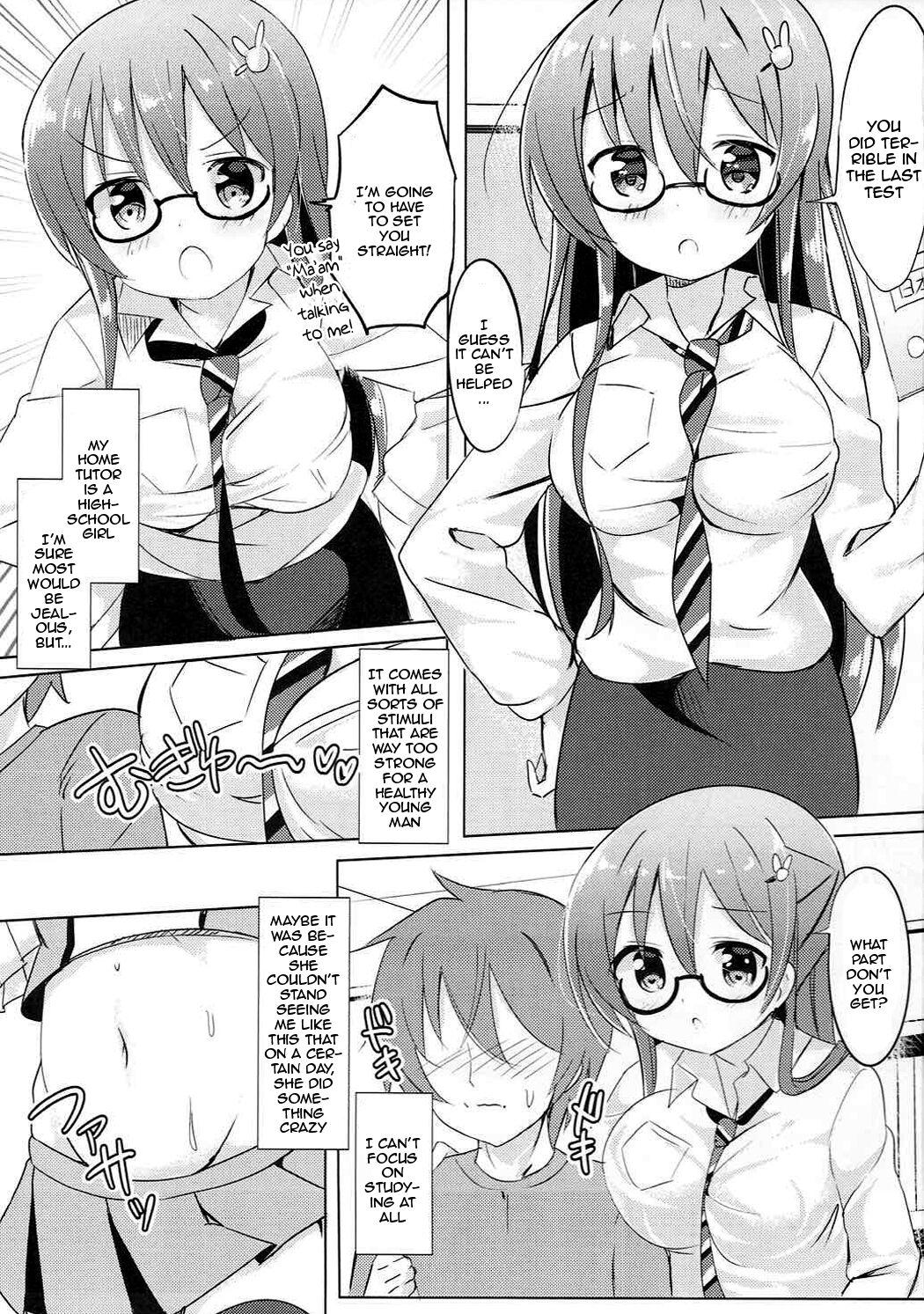 Mamada Rize Sensei to Himitsu no Jugyou | Secret Lessons with Rize-sensei - Gochuumon wa usagi desu ka | is the order a rabbit Girlfriend - Page 2