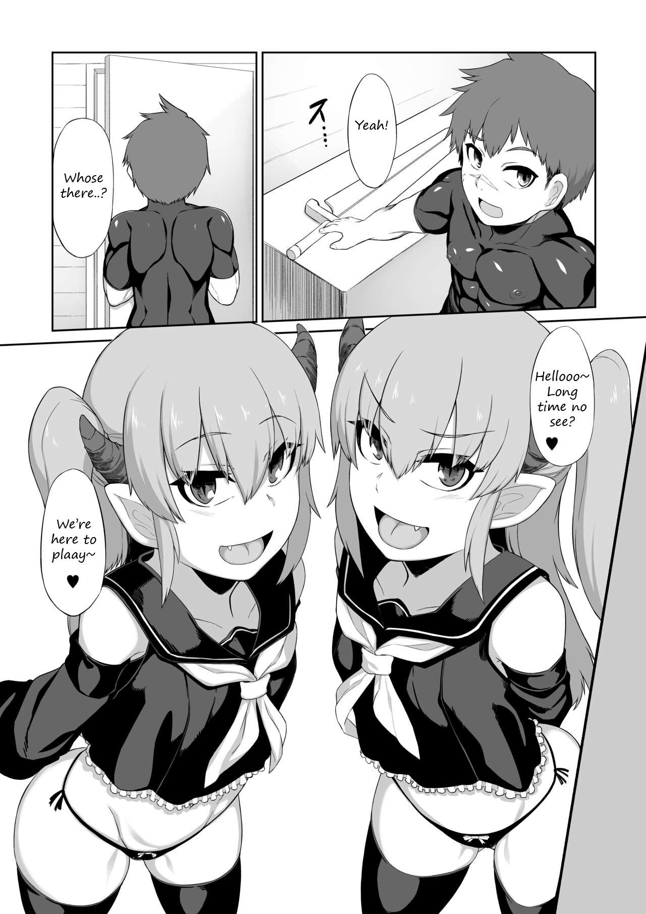 Shecock Futago Succubus to Mahou no Onaho | The Succubus Twins and the Magical Onahole - Original Bwc - Page 5