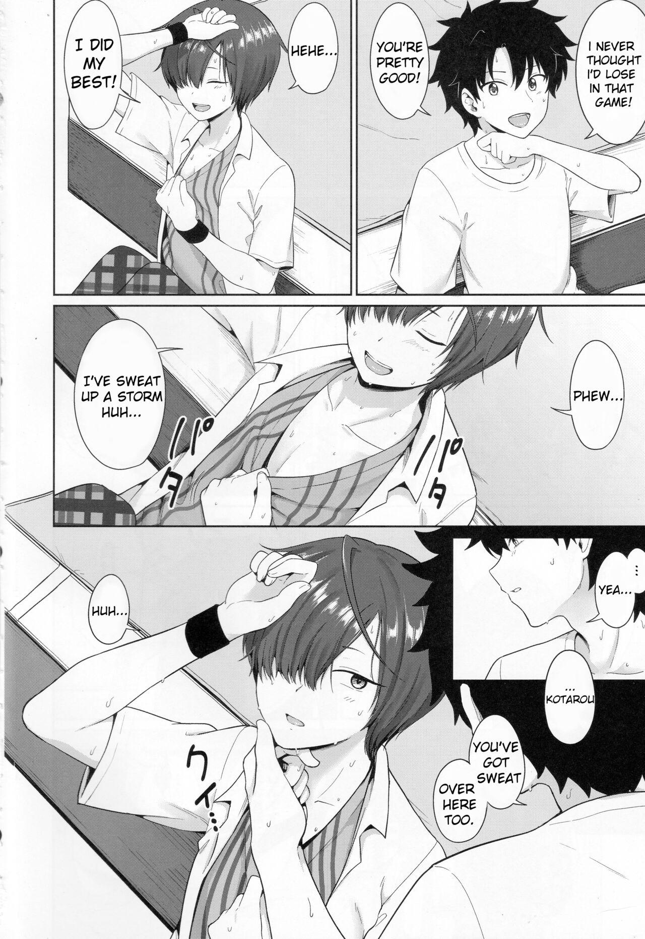 Barely 18 Porn Natsu, Asedaku no Kouhai to | Summer With My Sweat Soaked Kouhai - Fate grand order Bangkok - Page 4