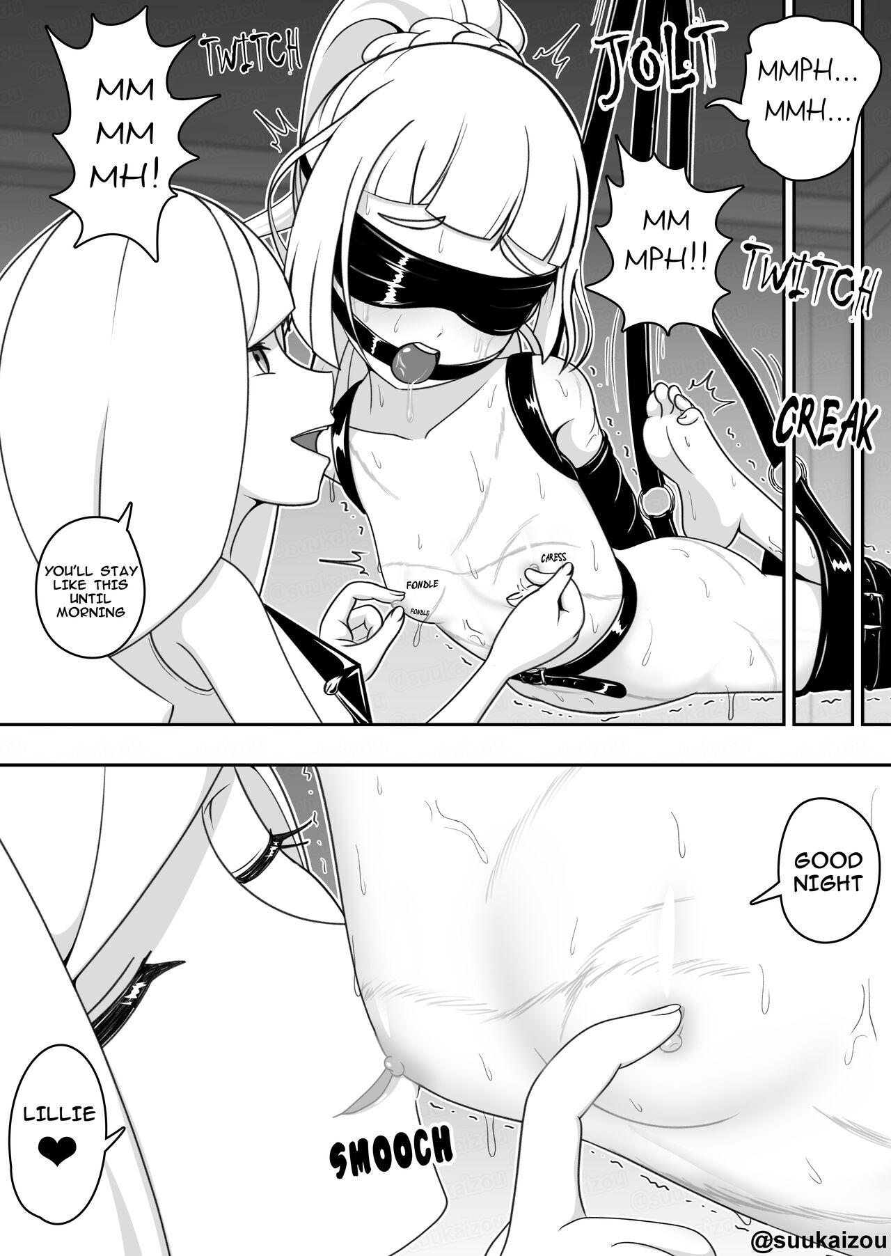 Colombia Lillie gets spanked by Lusamine. - Pokemon | pocket monsters Big Black Dick - Page 9