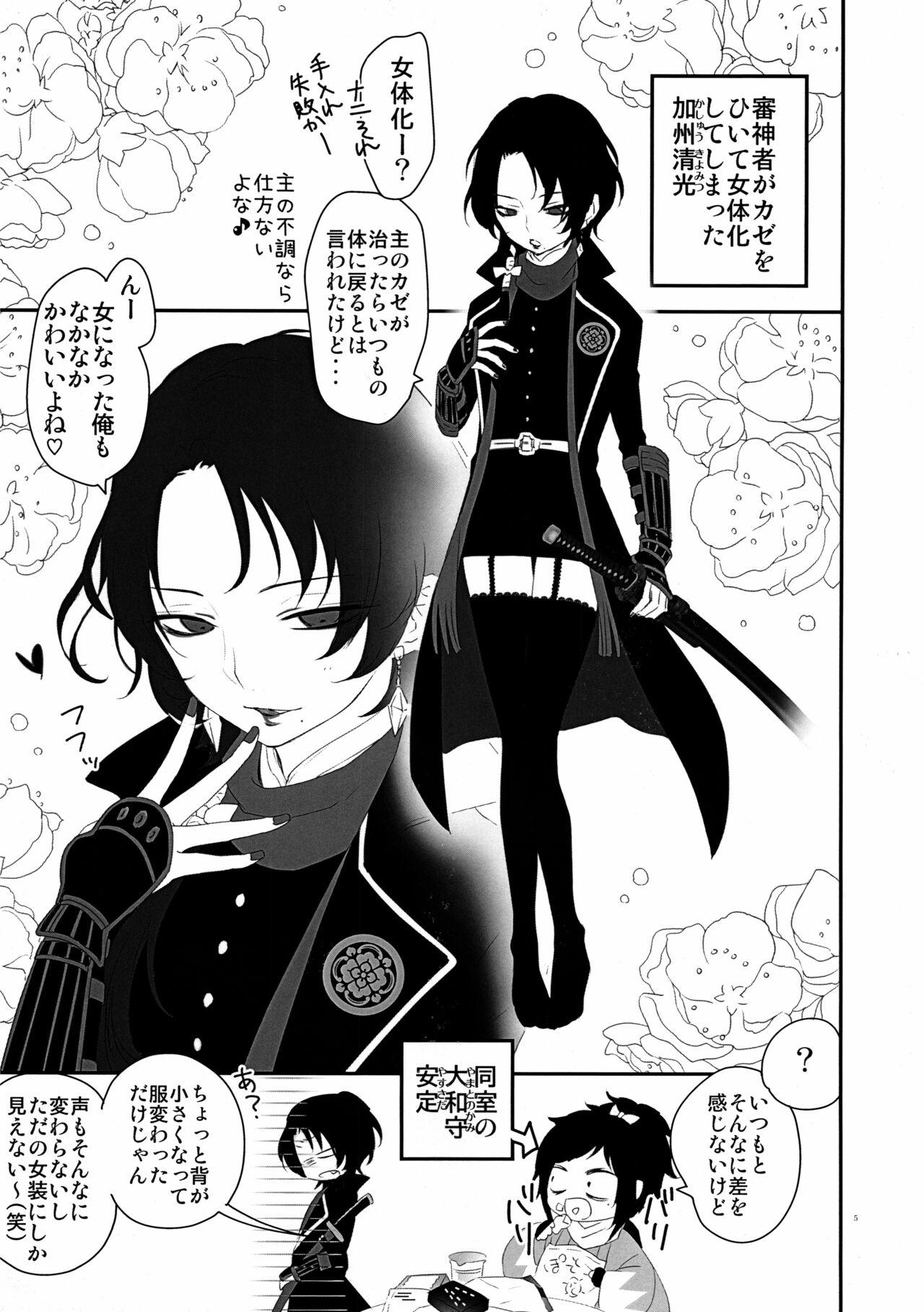 Keisotsu ni Nyotaika shite mita - Page 4