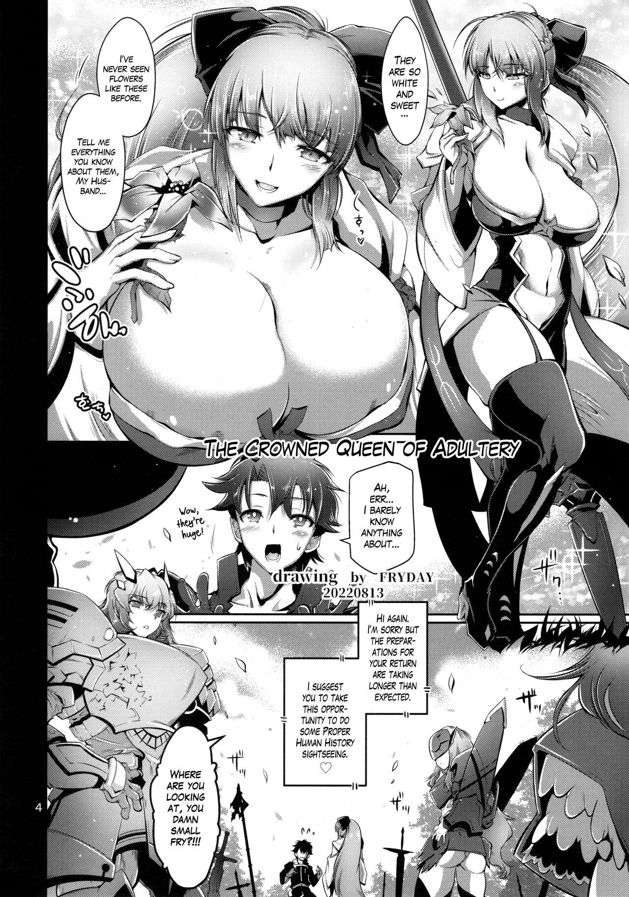 Leaked Taikan Joou | The Crowned Queen of Adultery - Fate grand order Oiled - Page 3
