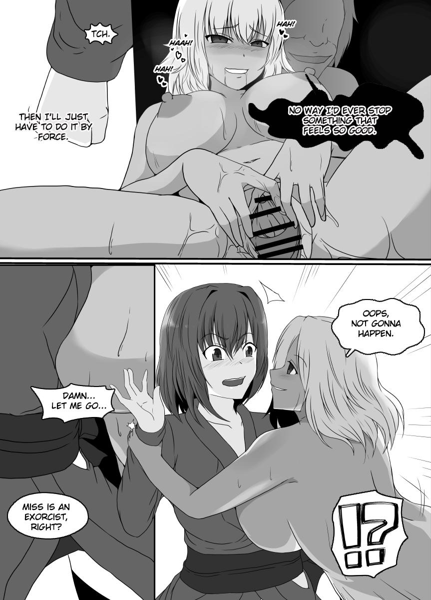 Gay Smoking Shinmai Joreishi wa Akuryo ni  Tsukareru | The Possessed Novice Exorcist - Original Smoking - Page 8