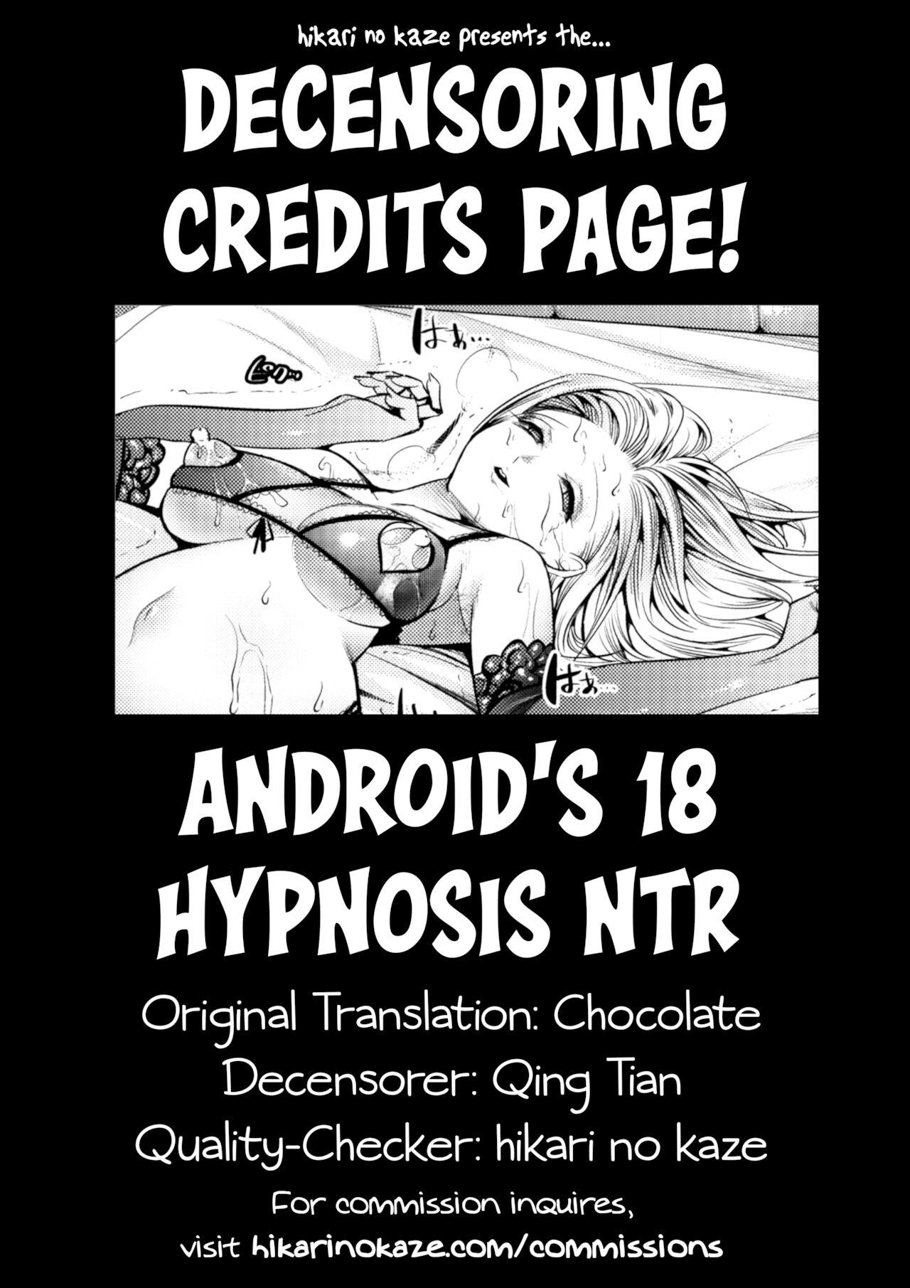 (C84) [Kaientai (Shuten Douji)] 18-gou ga Saimin de NTR-reru Hon | Android 18's Hypnosis NTR (Dragon Ball Z) [English] [Decensored] [Chocolate] [Nakitah] [Colorized] 35