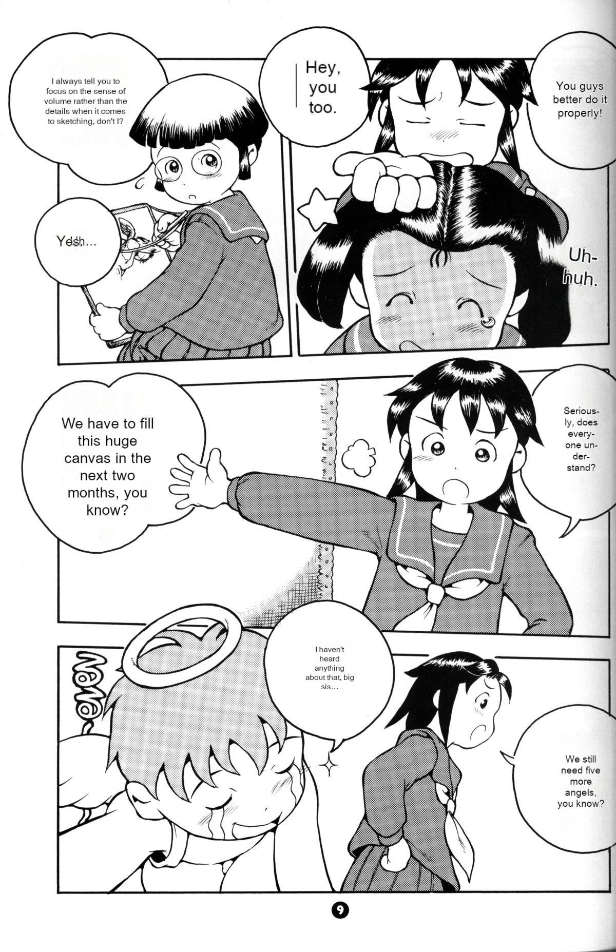Gay Blondhair (Shotaket 7) [Mukei Bunka Zaidan (Susukino Nao)] MP #3 (Cosmic Baton Girl Comet-san) Machine Translation - Original Slutty - Page 8