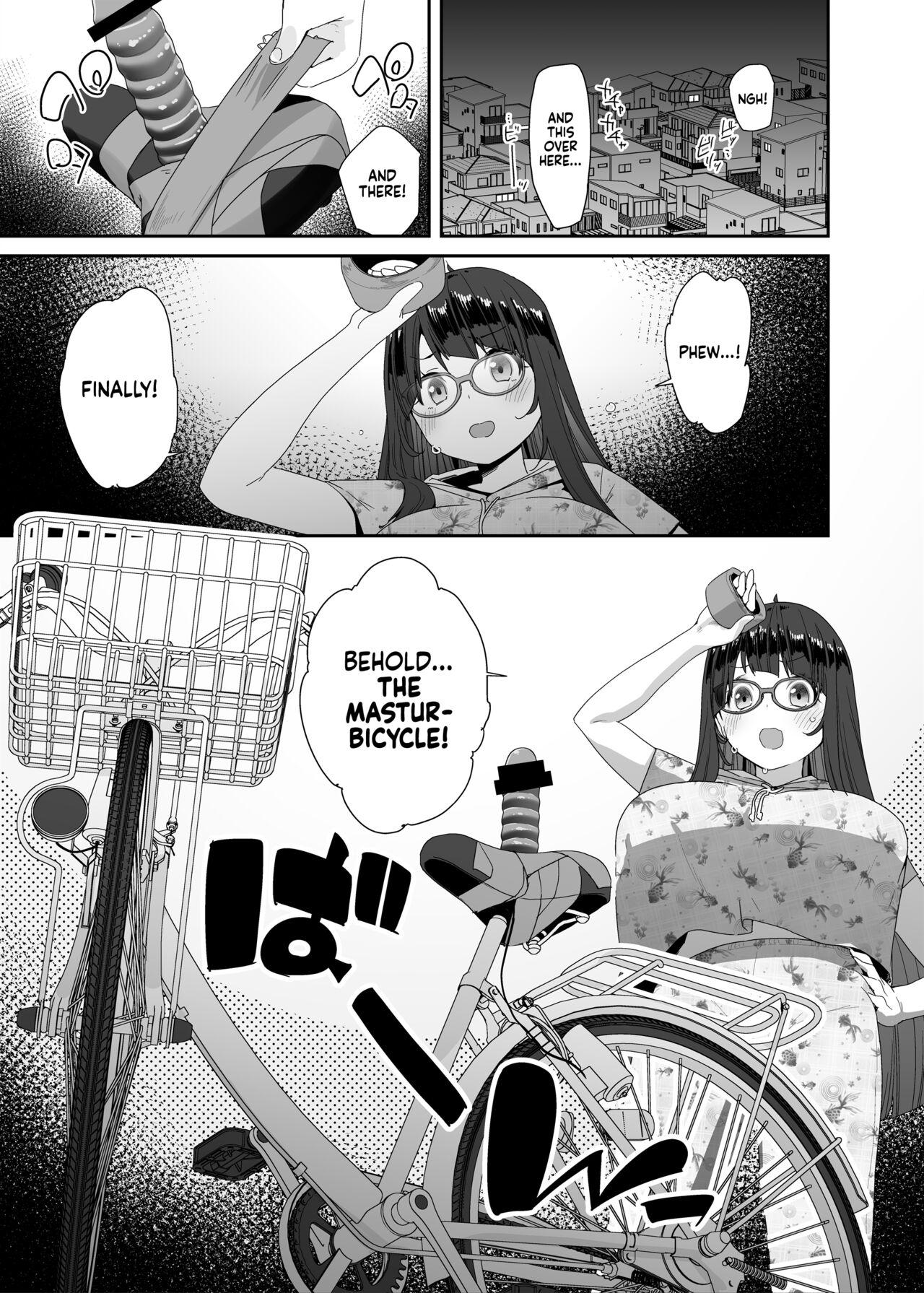 Chile Dosukebe Kyonyuu Joshi ga Acme Jitensha de Osanpo Onanie suru Hanashi | The Slutty, Stacked Middle Schooler Who Gets Off on her Bike - Original Bathroom - Page 4