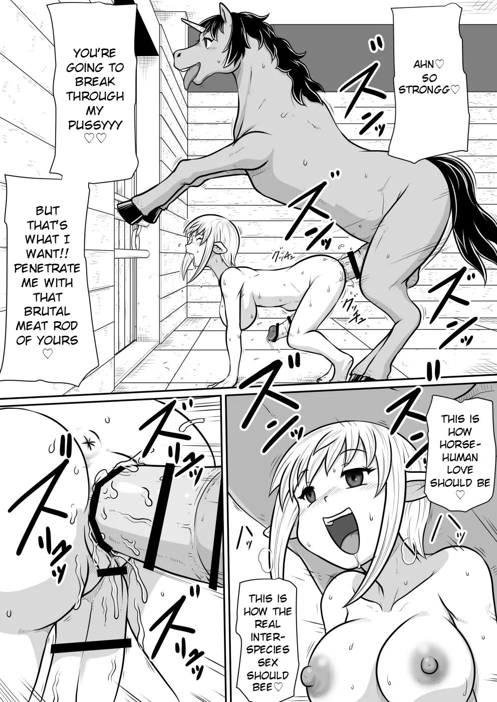 Tensei shitara Futanari Uma ni Narimashita Kouhen | Reincarnated as a Futanari Horse Second Part 34