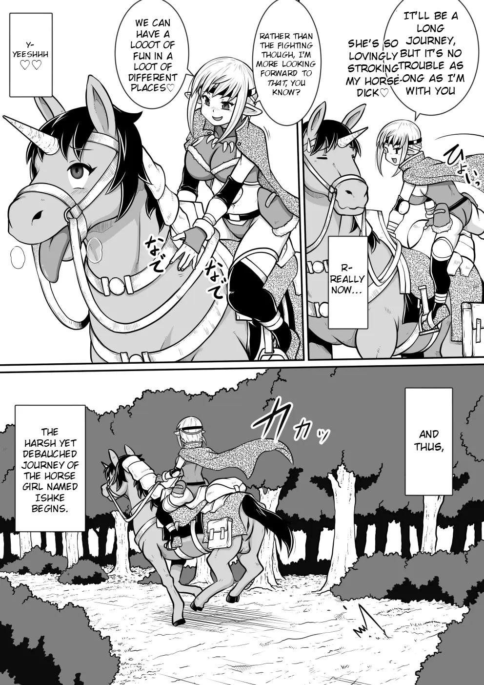 Russian Tensei shitara Futanari Uma ni Narimashita Kouhen | Reincarnated as a Futanari Horse Second Part - Original Monster Dick - Page 43
