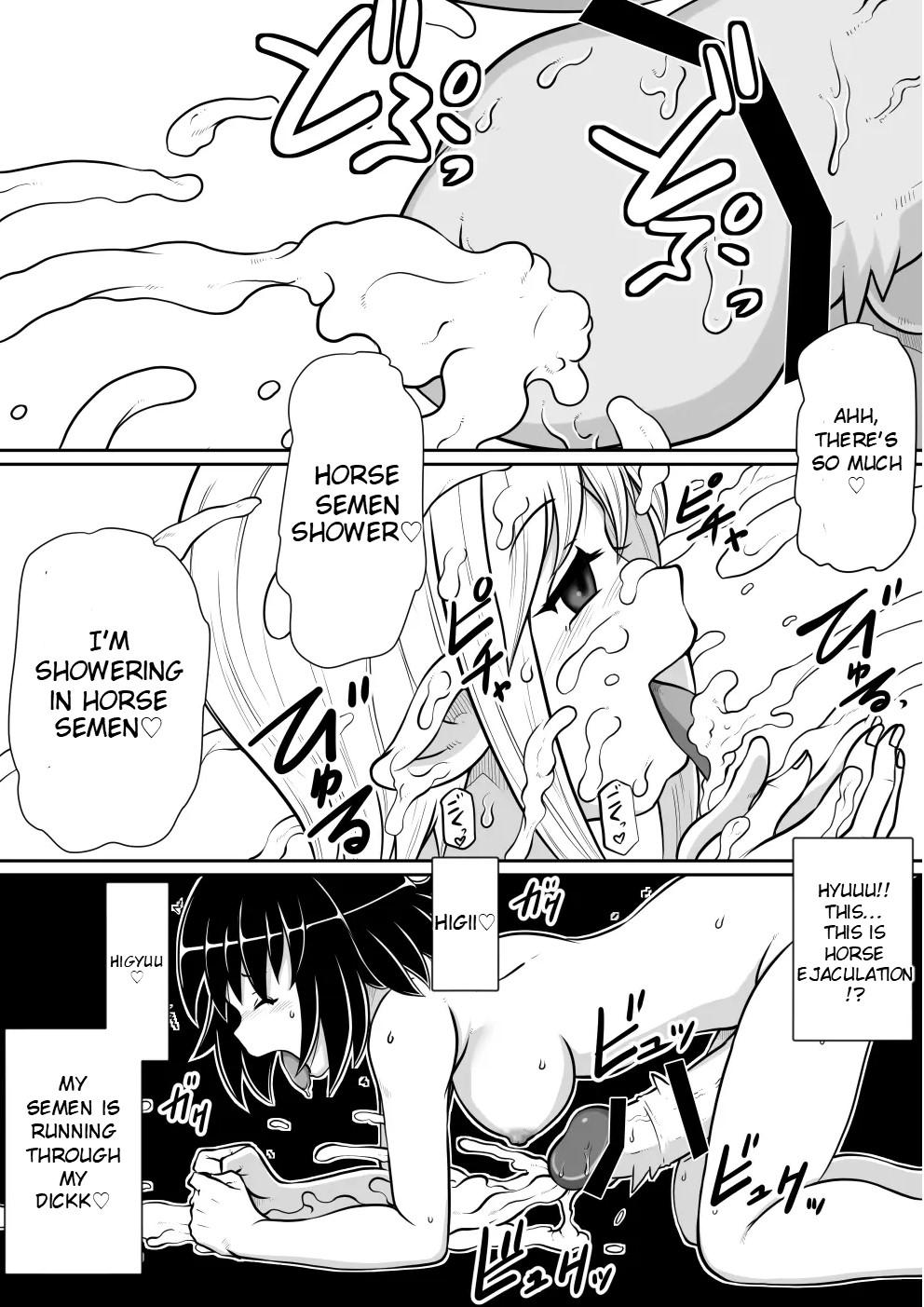 Russian Tensei shitara Futanari Uma ni Narimashita Kouhen | Reincarnated as a Futanari Horse Second Part - Original Monster Dick - Page 8