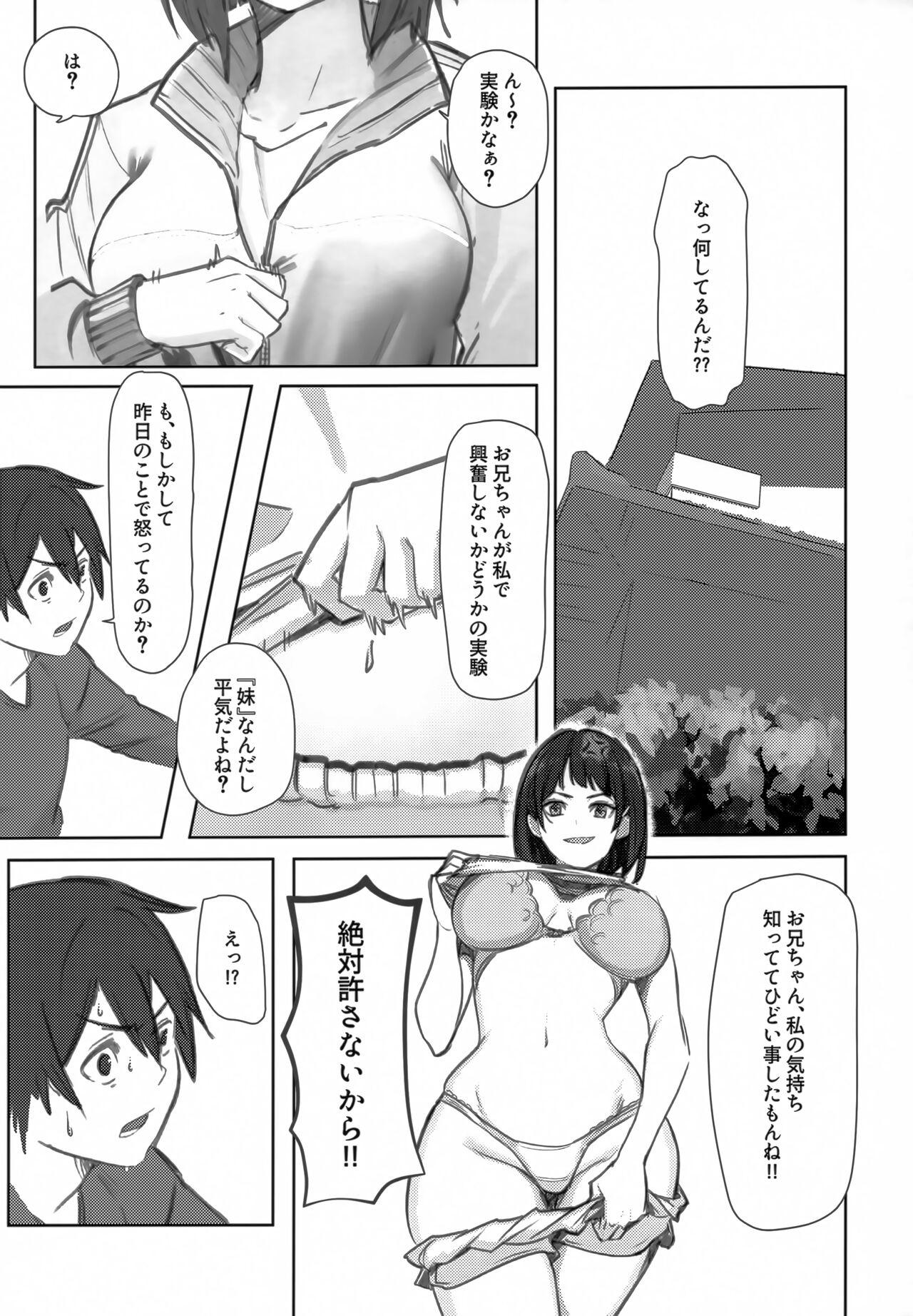 Chibola Suguha-chan ni Mechakucha Yuuwaku Sareru Hon - Sword art online Round Ass - Page 4