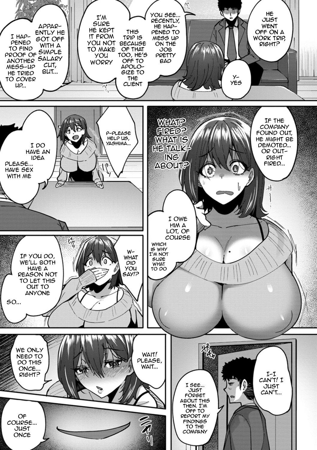 Bwc Nikuzuma wa Netorareru | The Meaty Wife Gets Taken Away Ch. 1-4 Youth Porn - Page 11