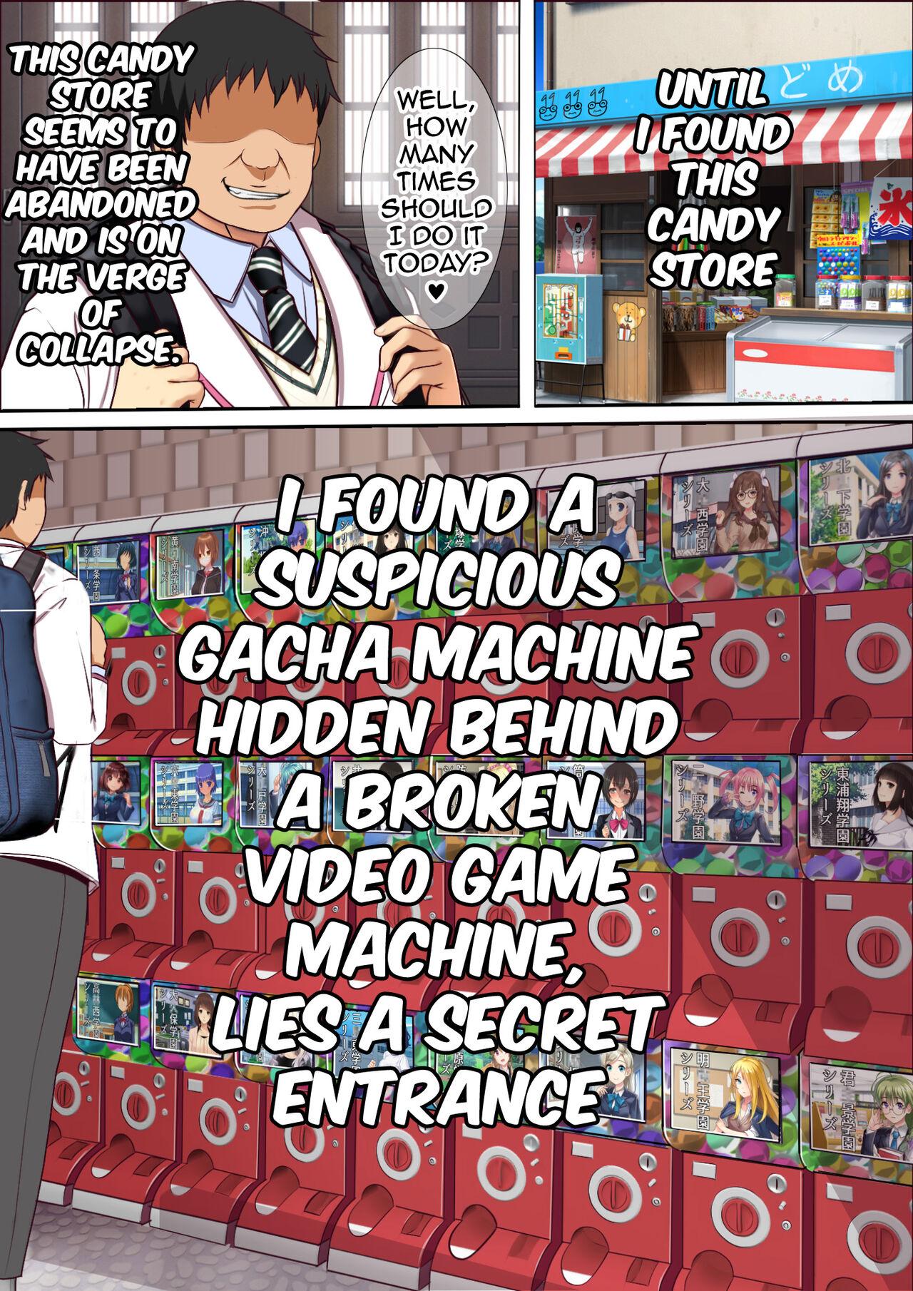 Kinjo no Dagashiya no Gachaponki ni Onaho-ka shita Classmate ga Haitteiru no Daga | A Gacha Machine Was Installed at a Local Candy Store, Where You Can Win a Female Onahole. 3