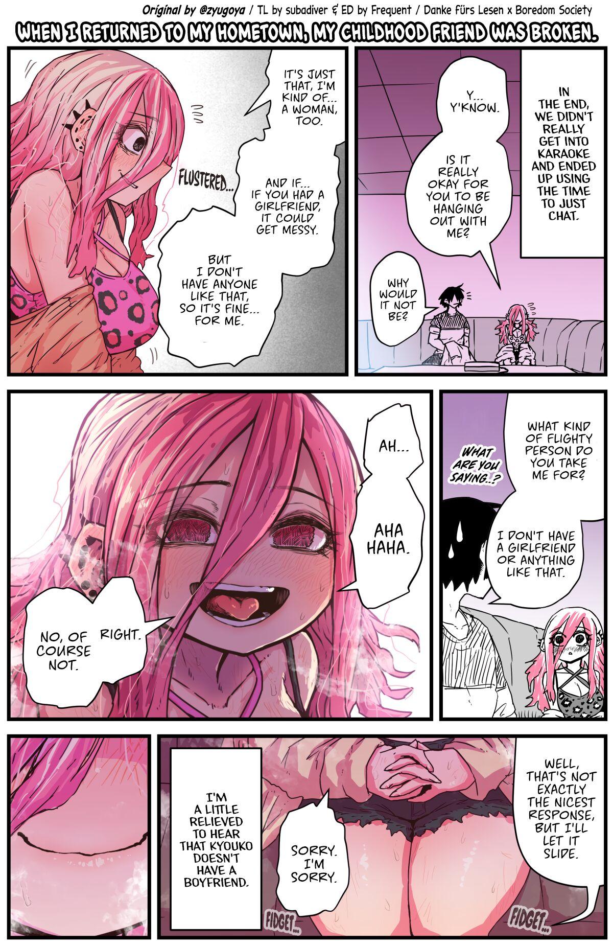 Blowjob Jimoto ni Kaettekitara Osananajimi ga Kowareteta | When I Returned to My Hometown, My Childhood Friend was Broken - Original Chile - Page 9