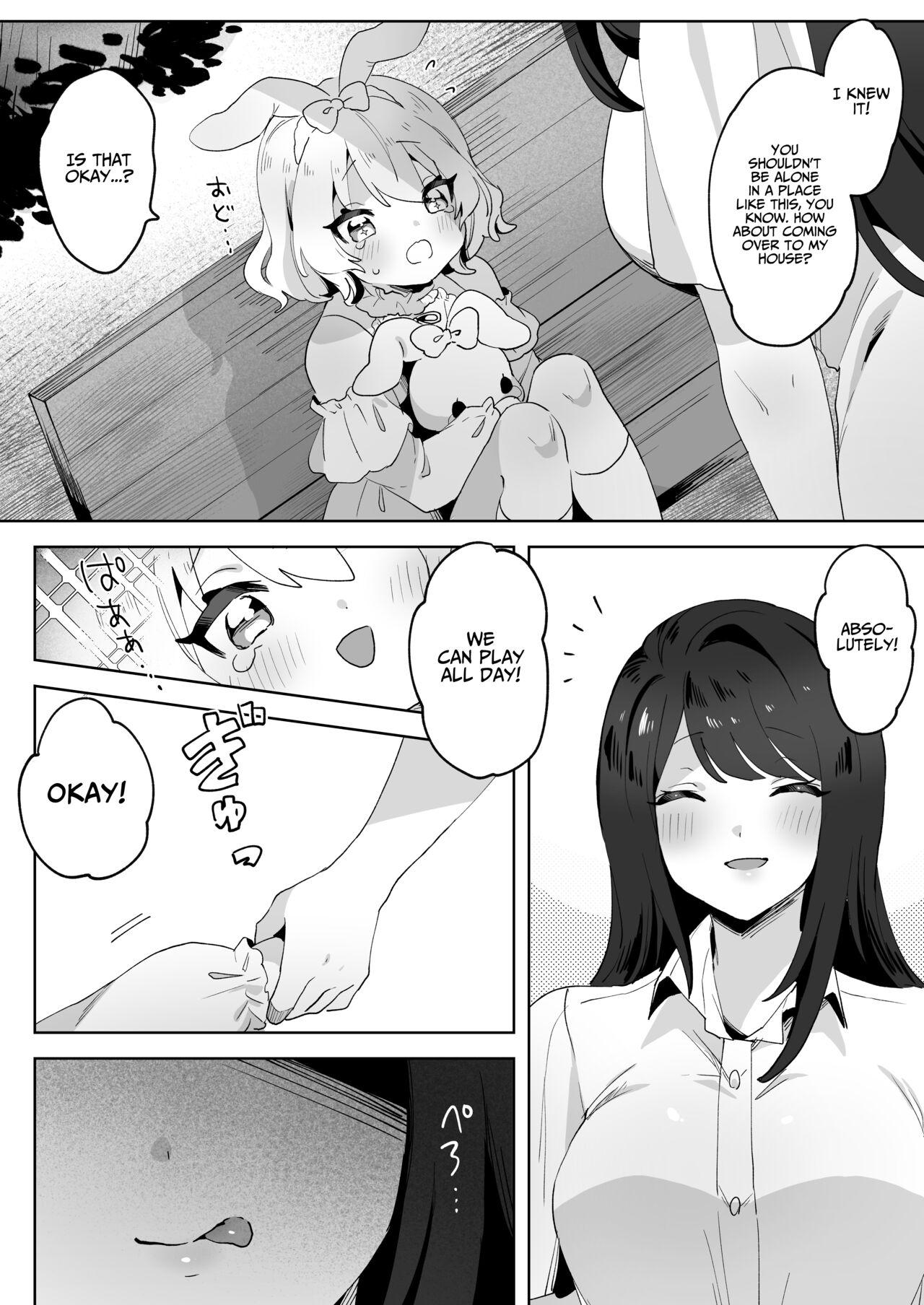 Face Fucking skeb Yuri Ecchi Manga | Runaway Loli and the Futanari Onee-san - Original Mulher - Page 3