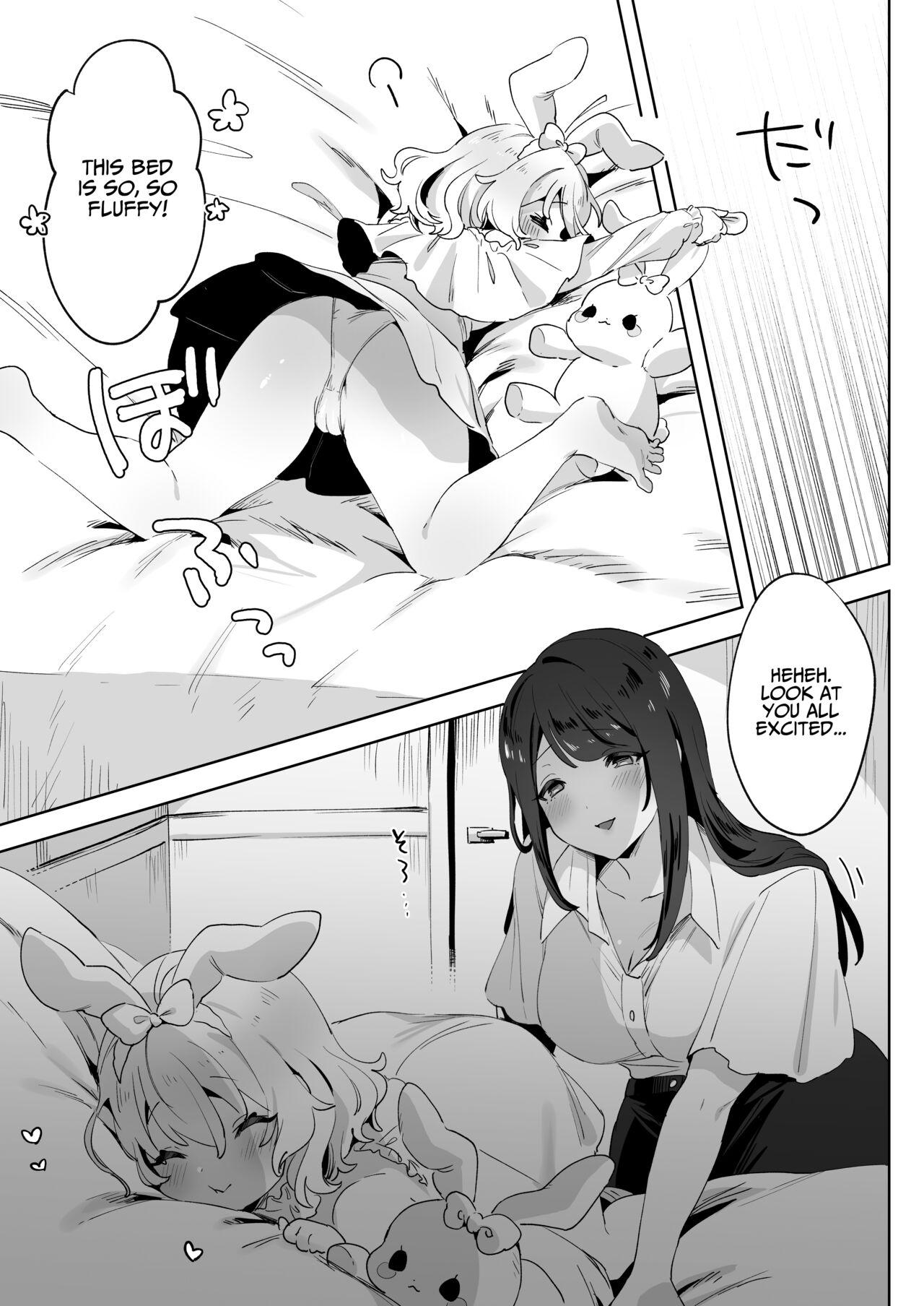 skeb Yuri Ecchi Manga | Runaway Loli and the Futanari Onee-san 4