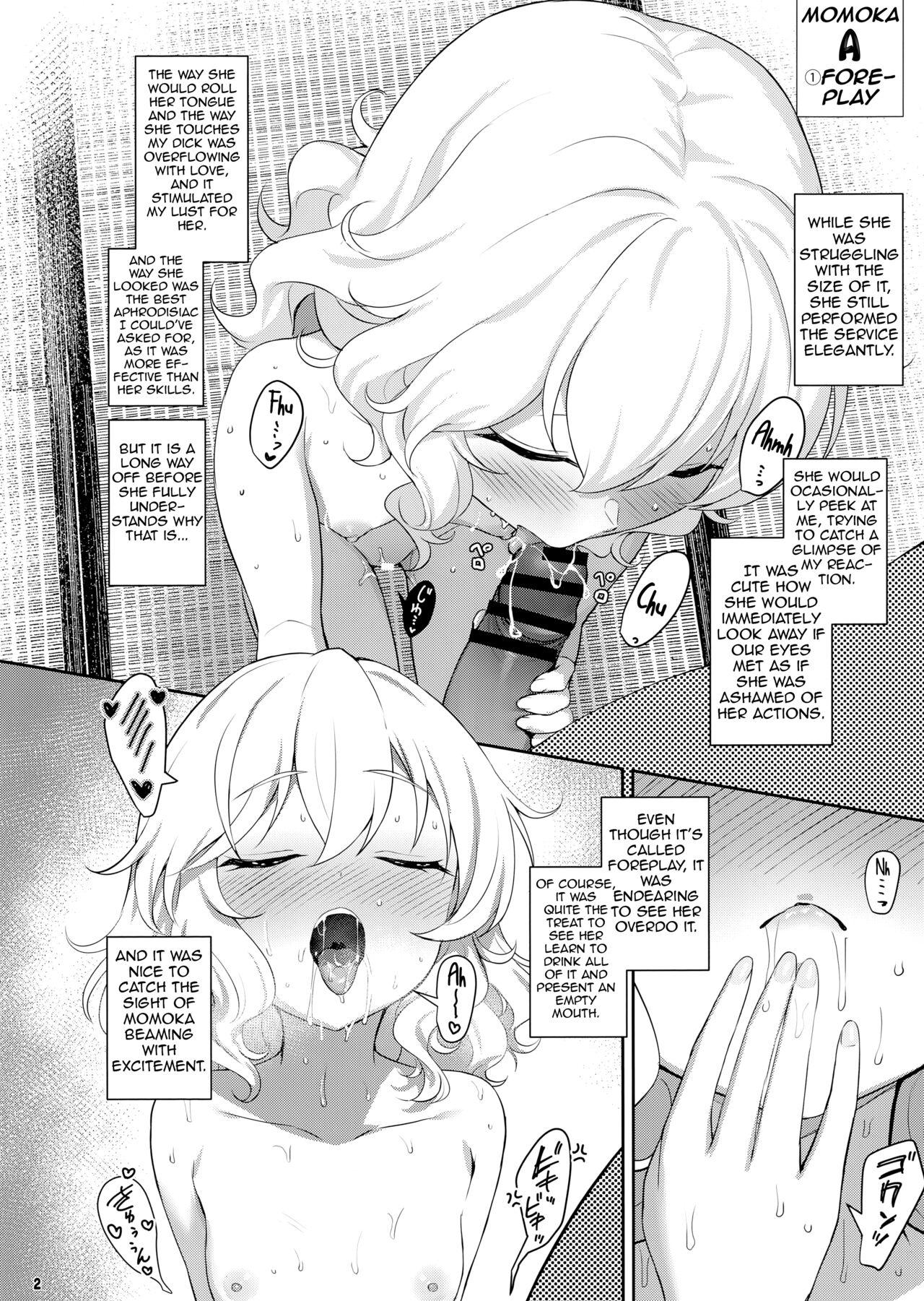 Pussy Lick Momoka Yoitsuma Contrast - The idolmaster Dom - Page 2