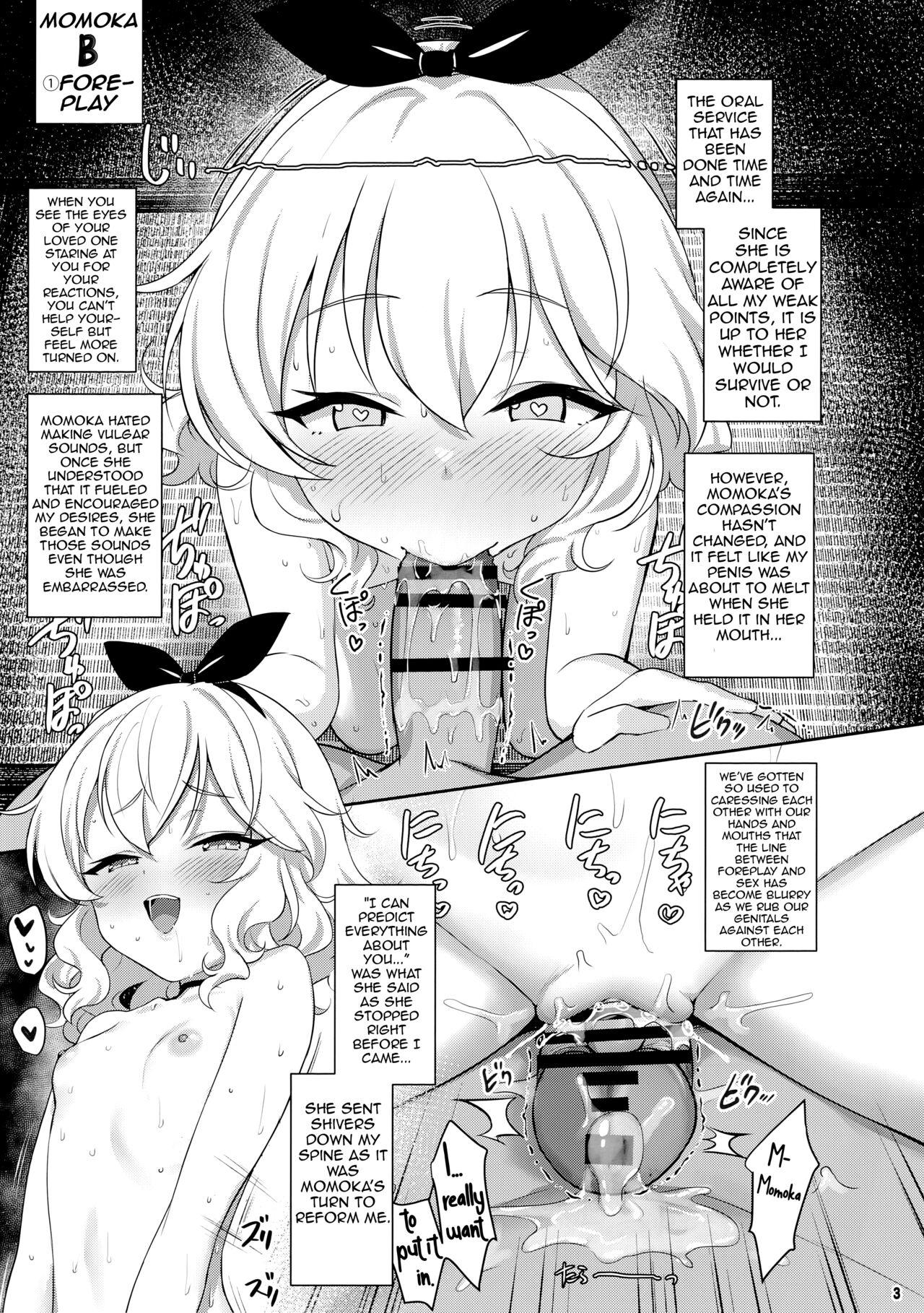 Pussy Lick Momoka Yoitsuma Contrast - The idolmaster Dom - Page 3