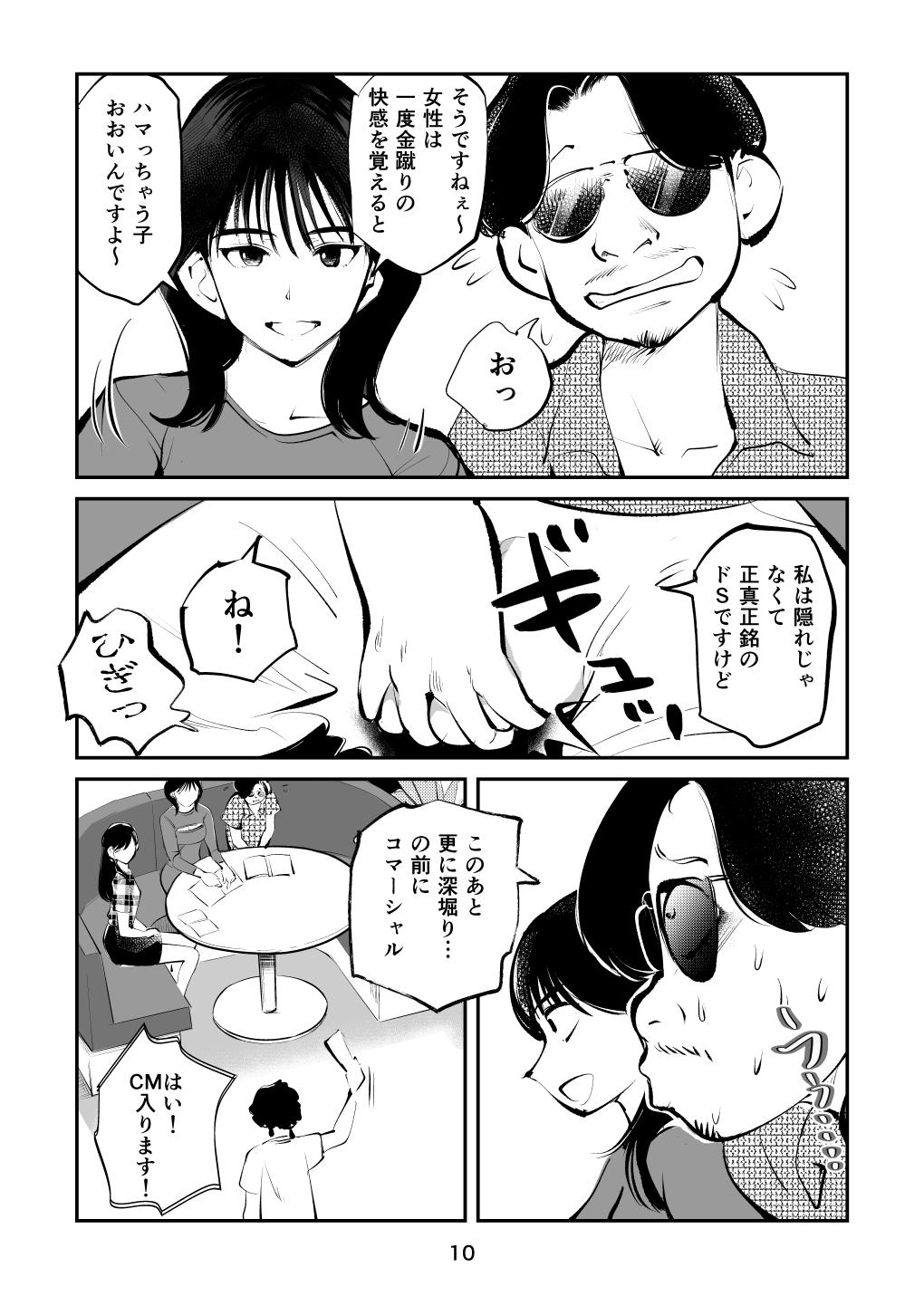 Gay Outdoors Kintama o tsubushita joshi-ana Masturbacion - Page 10