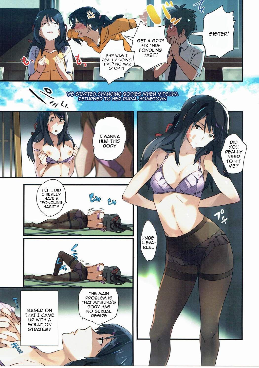 Gay Massage Mushuu. | Uncensored - Kimi no na wa. Hot Wife - Page 4