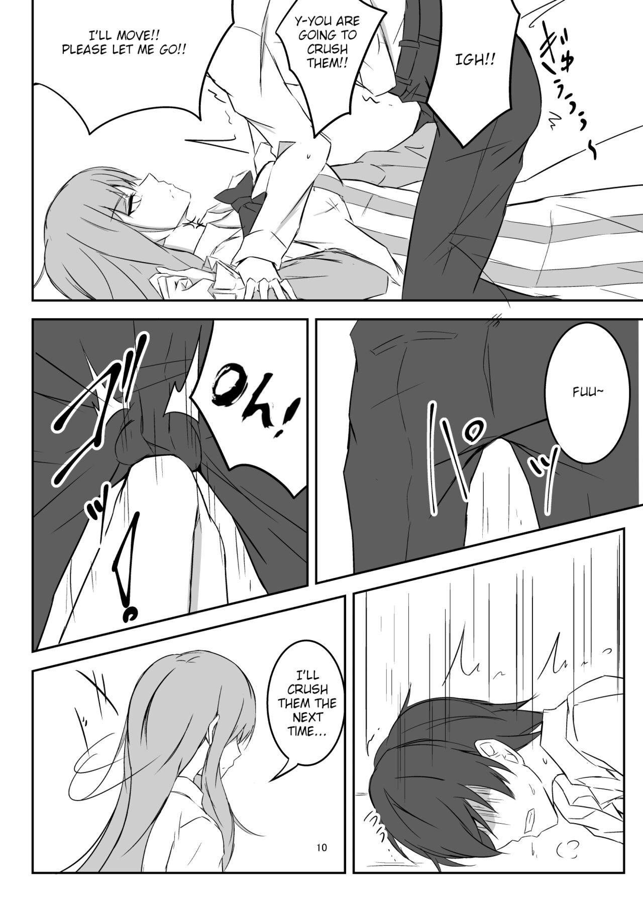 Gay Trimmed Koumakan de Daiji na Tokoro o Kerareru Hon | A book about getting kicked in important parts at the Scarlet Devil Mansion - Touhou project Pija - Page 10