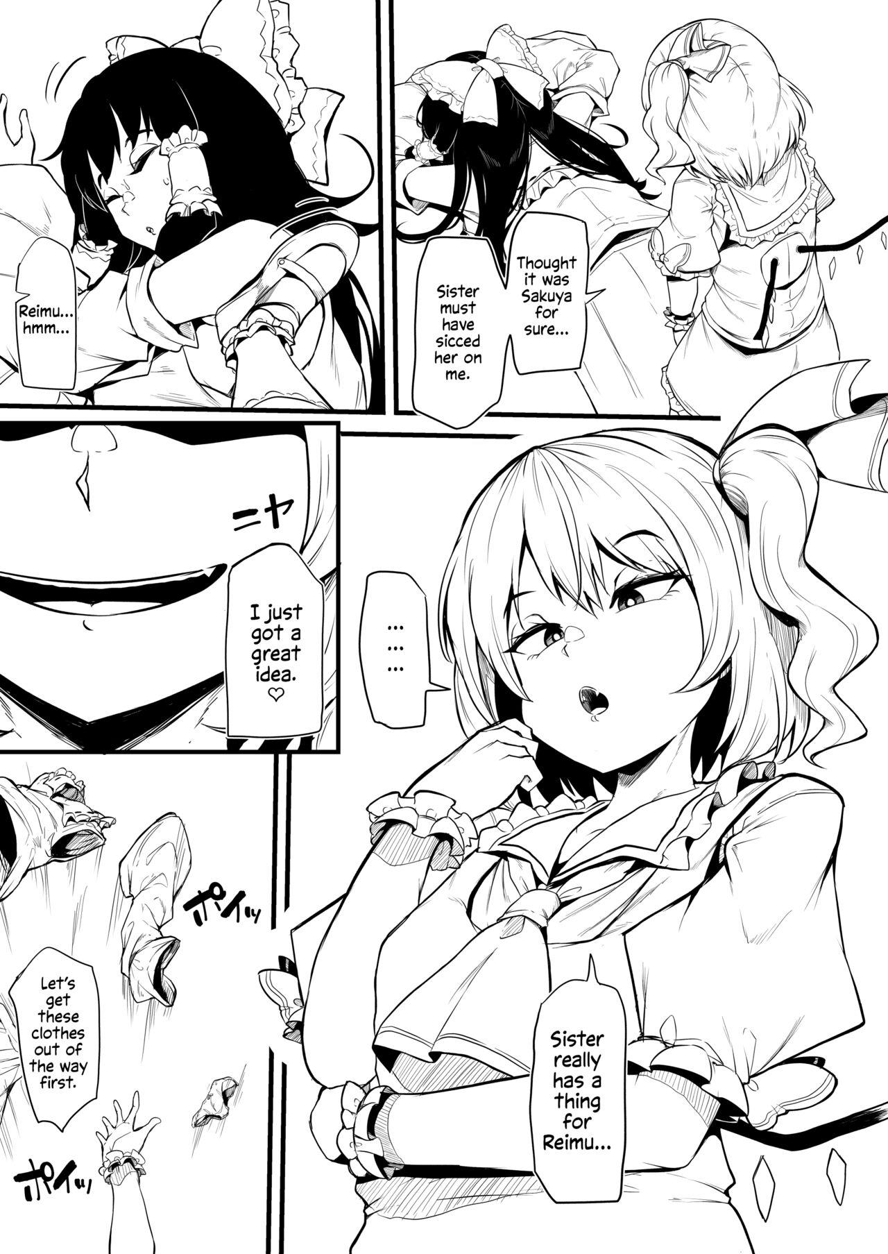 Throatfuck [Makin] Futanari Flan-chan Ga Reimu O Choukyou Suru Manga | Futanari Flan-chan Training Reimu (Touhou Project) [English] [Solas] - Touhou project Cei - Page 6