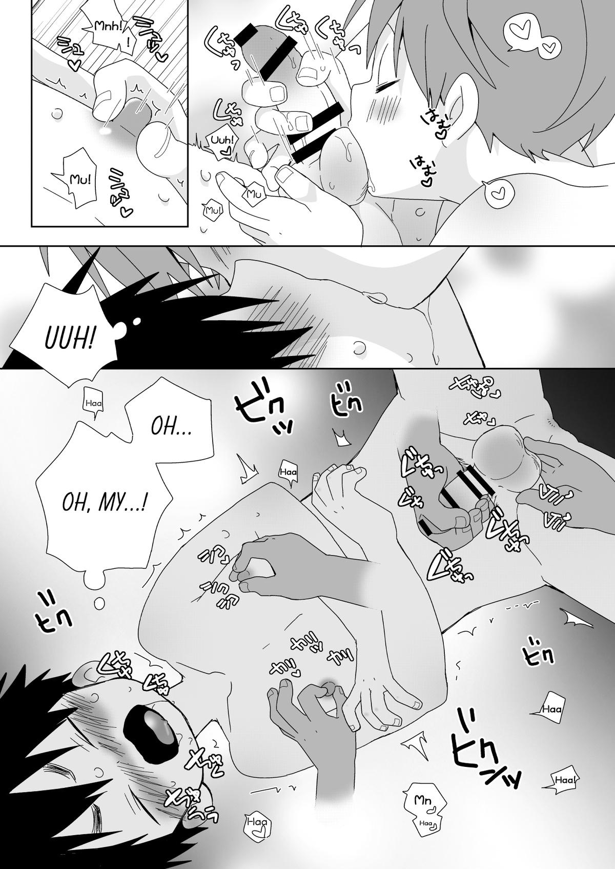 Amateur Pussy [Natitama (Isako)] Yakumo-Senpai to Yuusuke-kun Inmu Hen! | Yakumo & Yusuke Explicit version! [English] [Digital] - Original Gay Broken - Page 10