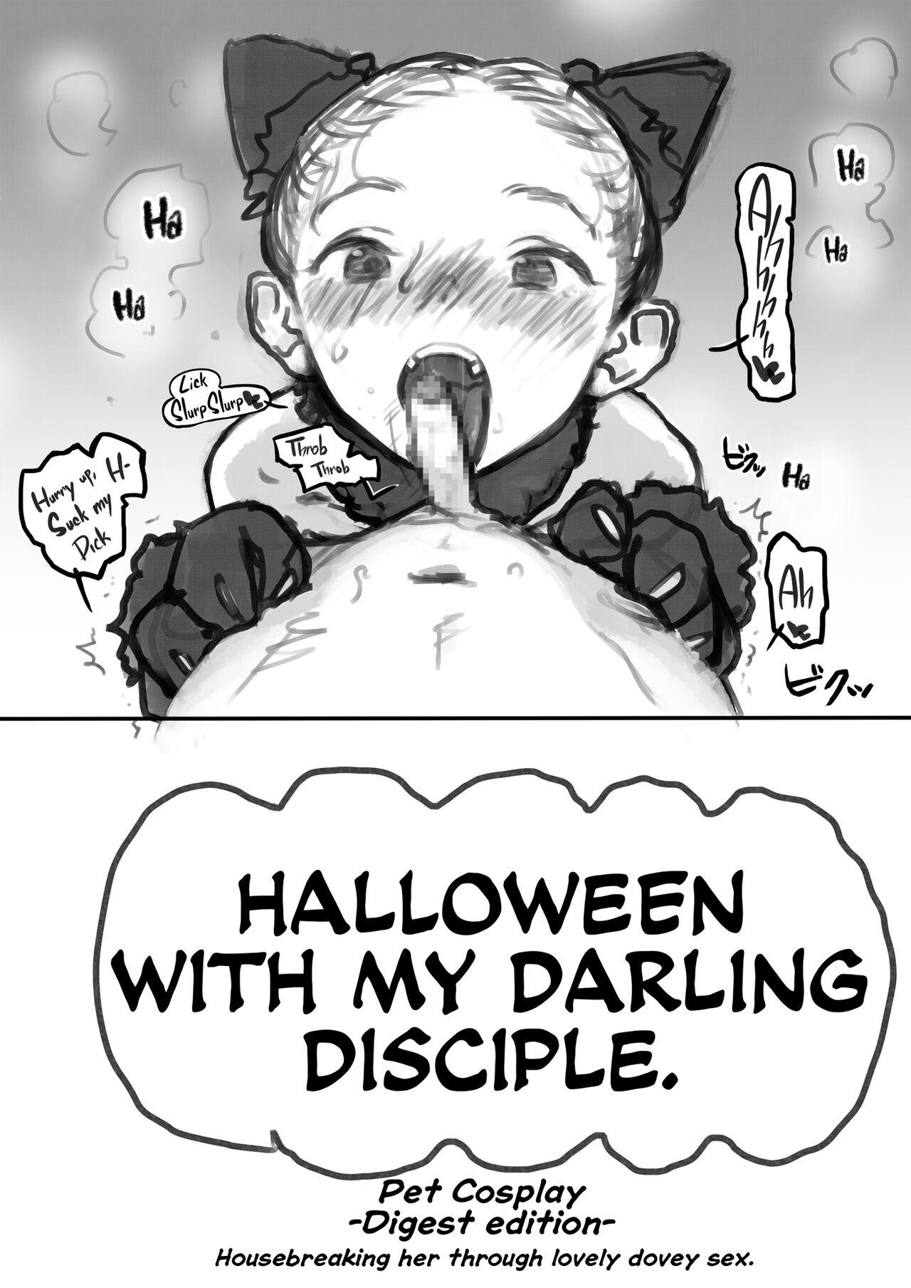 Taboo Halloween de Petto Kosugokko suru Nakayoshi Manadashi | My Darling Disciple Decided to Cosplay as My Pet for Halloween Asia - Page 11