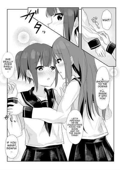 Senpai ni Yuri Ecchi Oshie Komare mashita... | Lesbian Sex Ed From My Senpai... 8