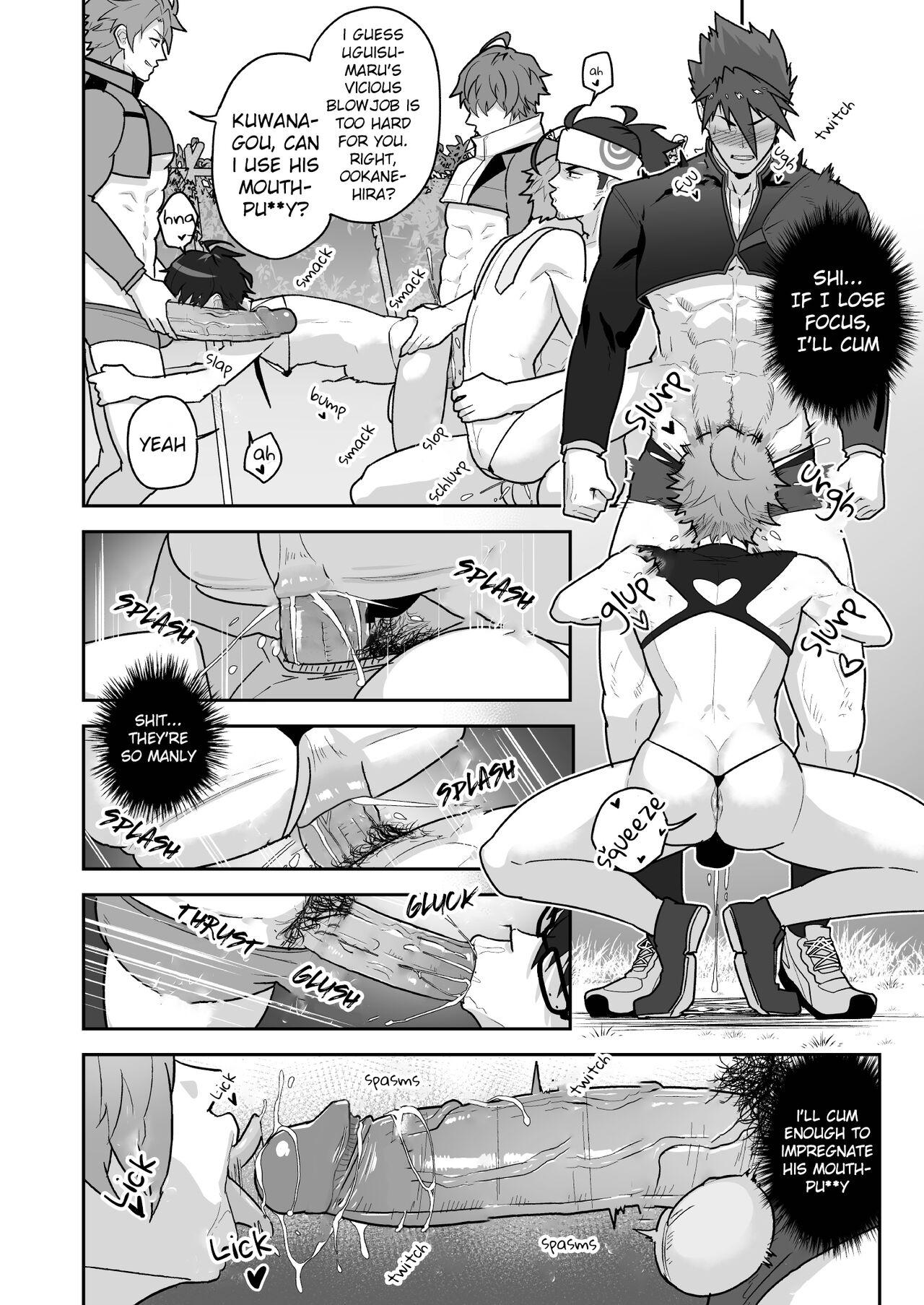 Ametuer Porn TOARU OSU DANSHI - A CERTAIN MANLY GUY - Touken ranbu Nylons - Page 10