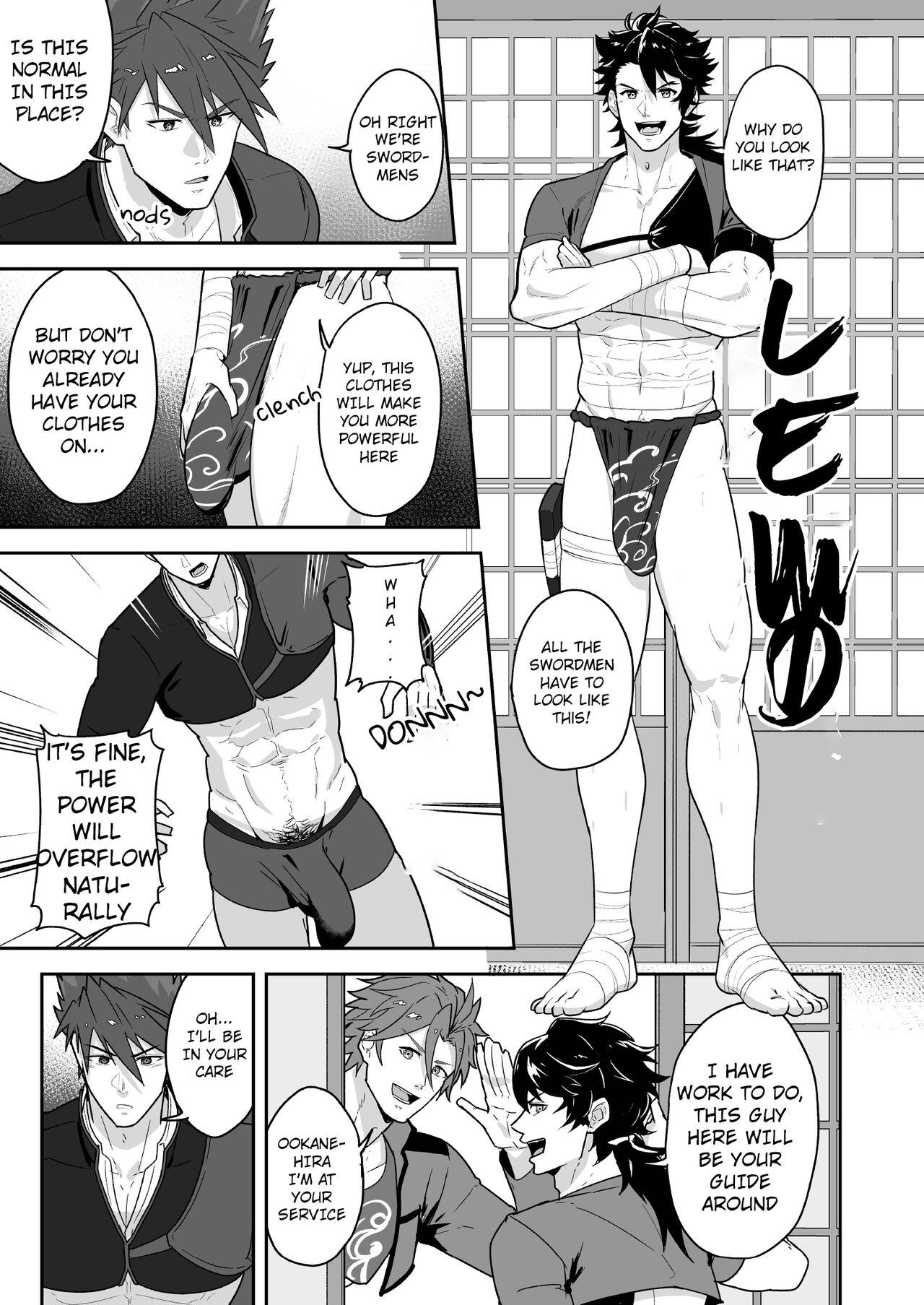 Solo TOARU OSU DANSHI - A CERTAIN MANLY GUY - Touken ranbu Threesome - Page 5