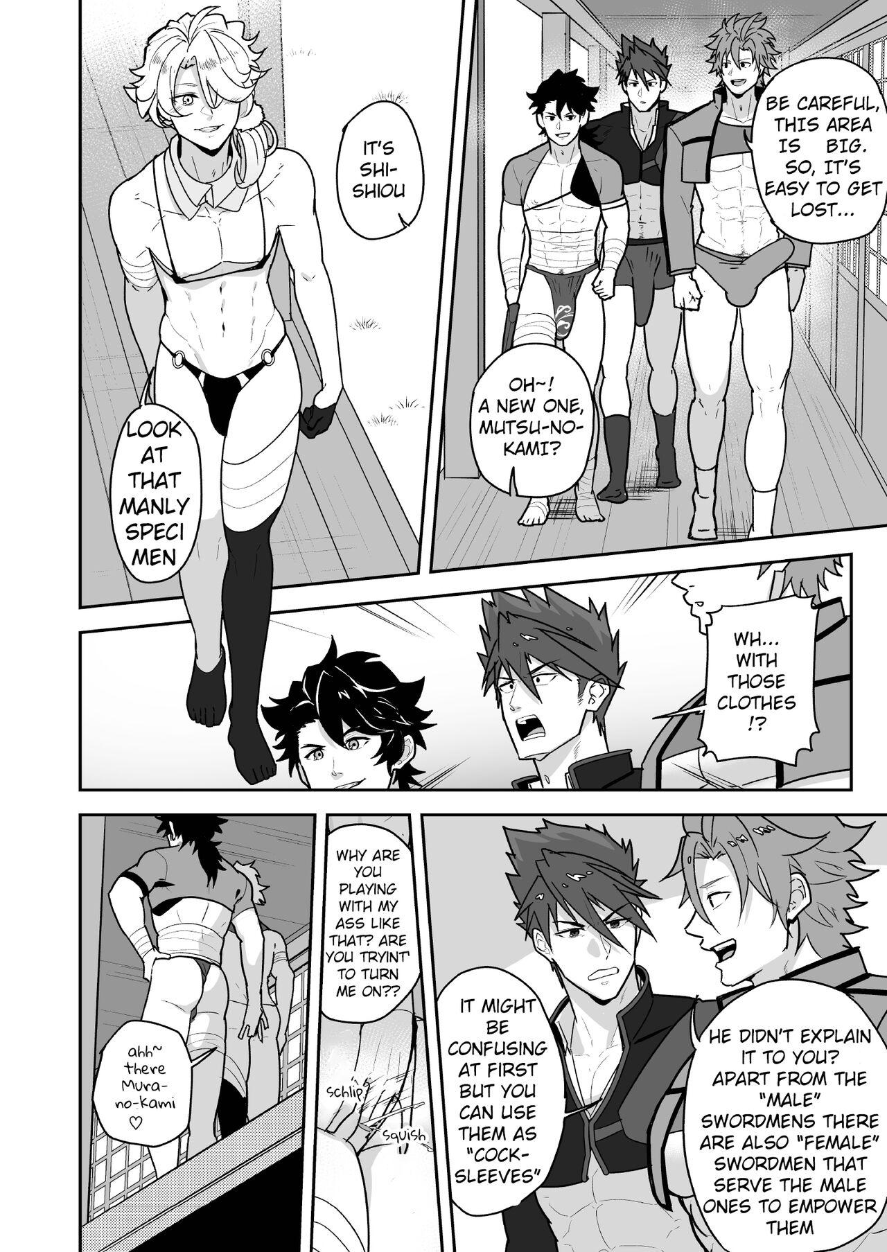 Solo TOARU OSU DANSHI - A CERTAIN MANLY GUY - Touken ranbu Threesome - Page 6