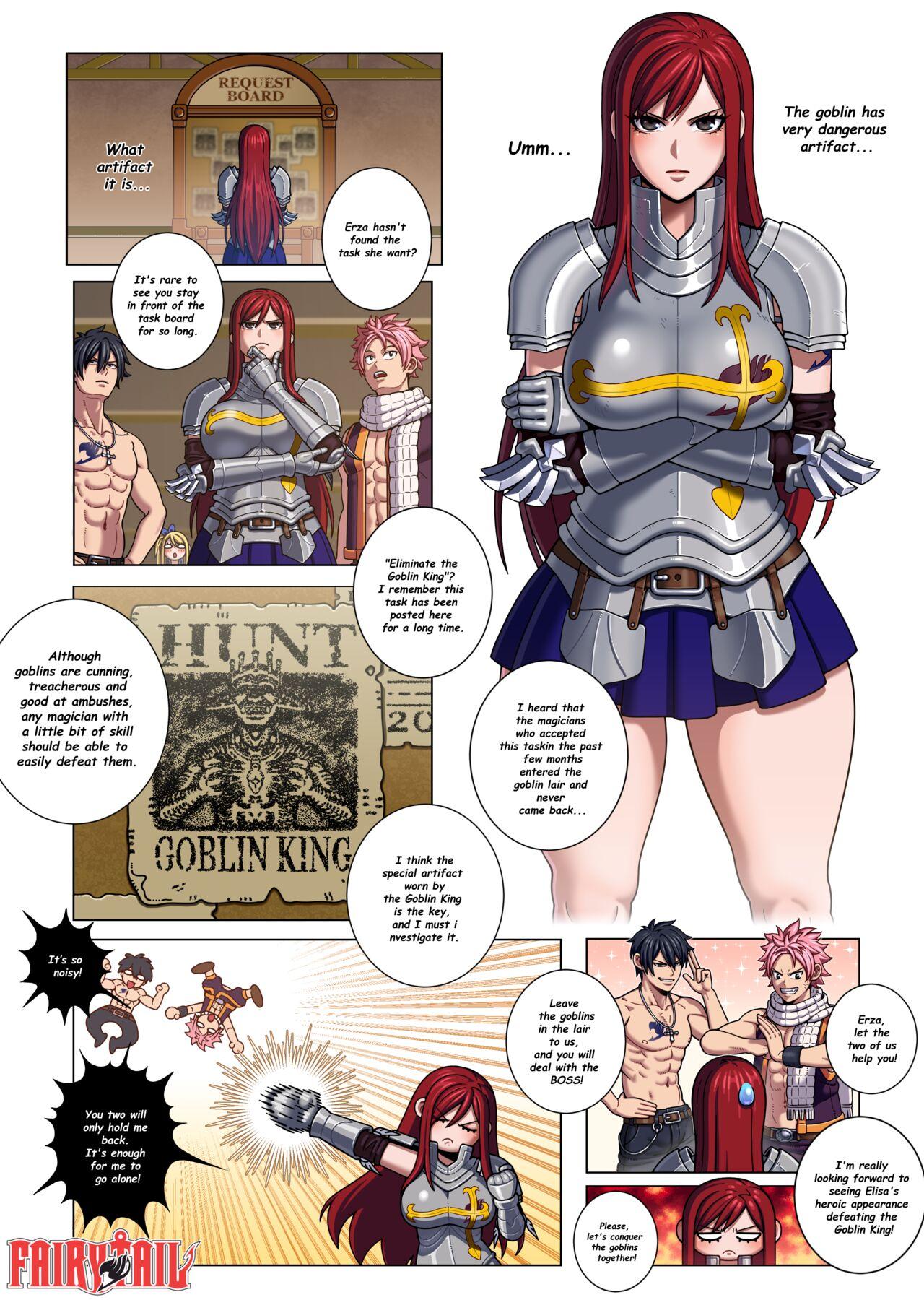 Pounded Erza Scarlet - Fairy tail Cumload - Page 1