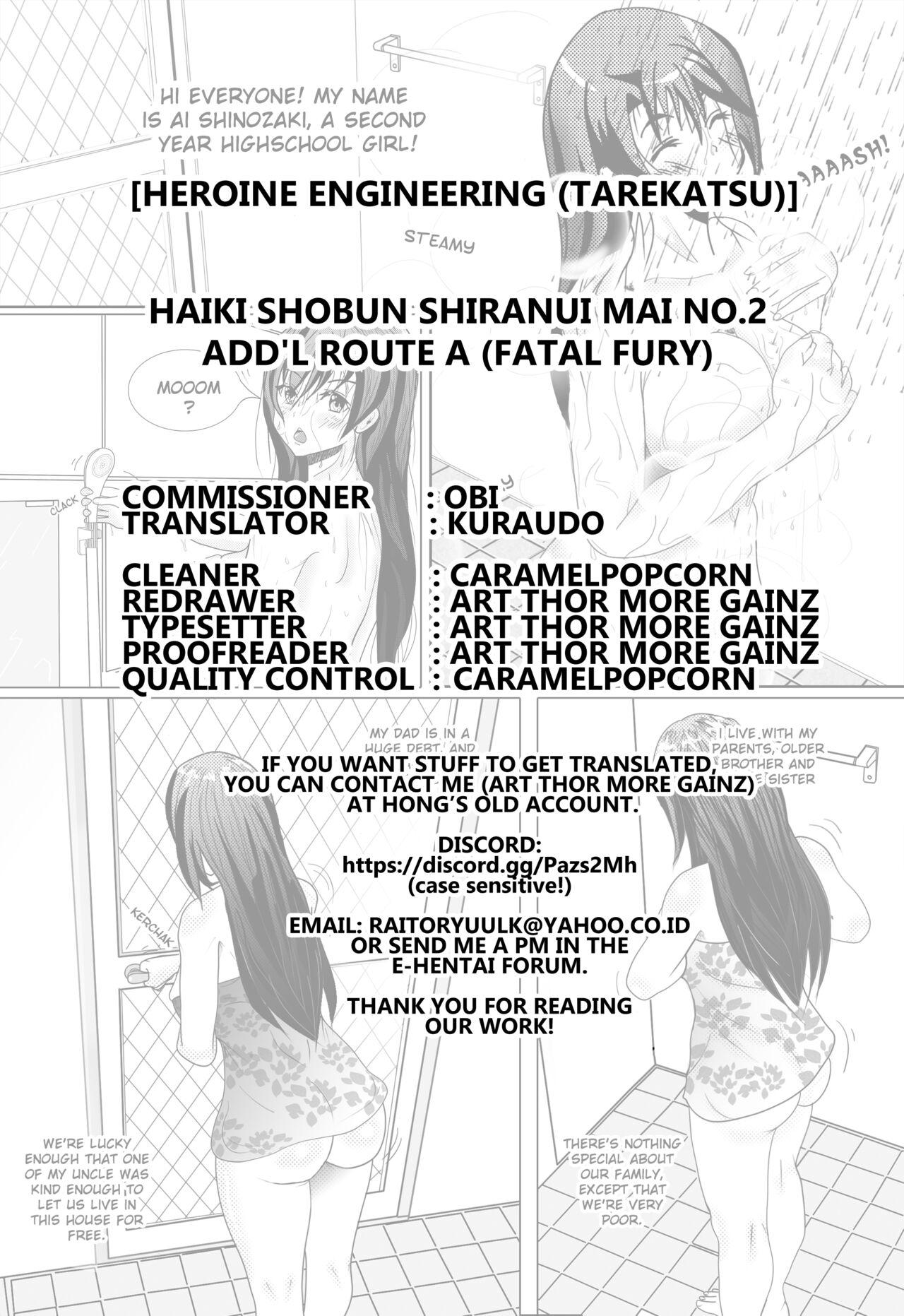 Abg Haiki Shobun Shiranui Mai No.2 add'l Route A - Fatal fury | garou densetsu Amateur Blow Job - Page 17