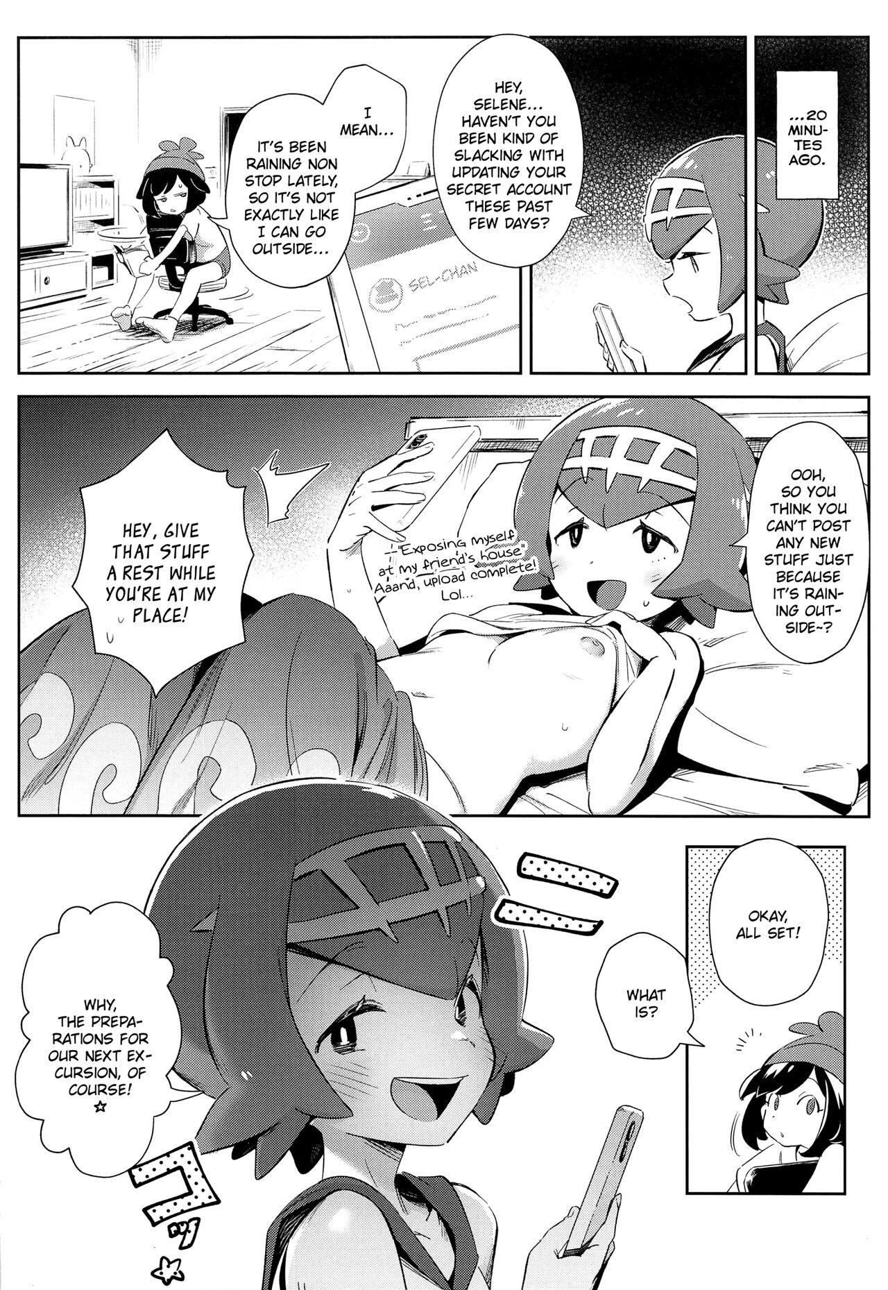 Guyonshemale Onnanoko-tachi no Himitsu no Bouken 3 - Pokemon | pocket monsters Puta - Page 4