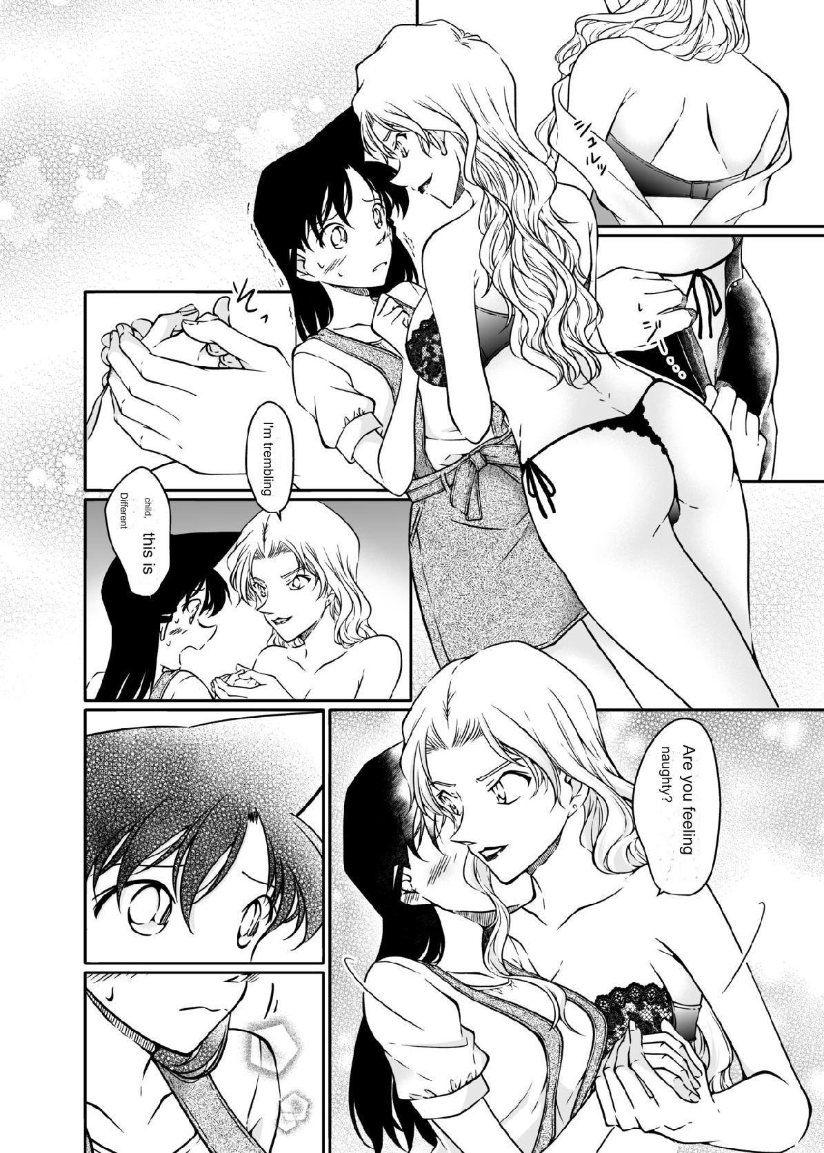 Dykes Kaiketsu Houhou wa Karada ni Oshiete Ageru | I'll tell my body how to solve it. - Detective conan | meitantei conan Milf Fuck - Page 9