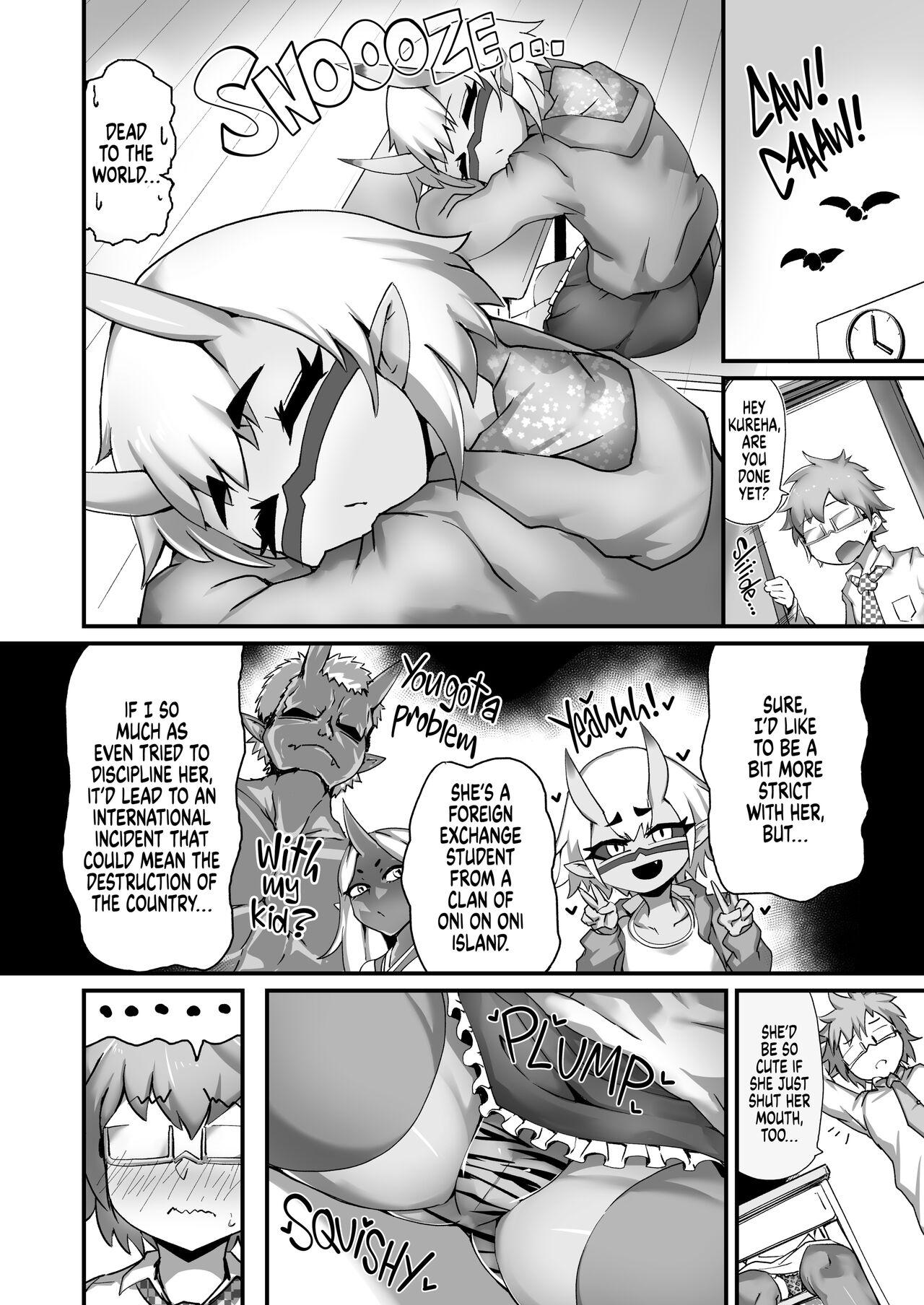 Rough Sex Mesuga Oni-chan to Doutei Sensei |A Bratty Little Demon and Her Cherryboy Teacher - Original Ass Sex - Page 3