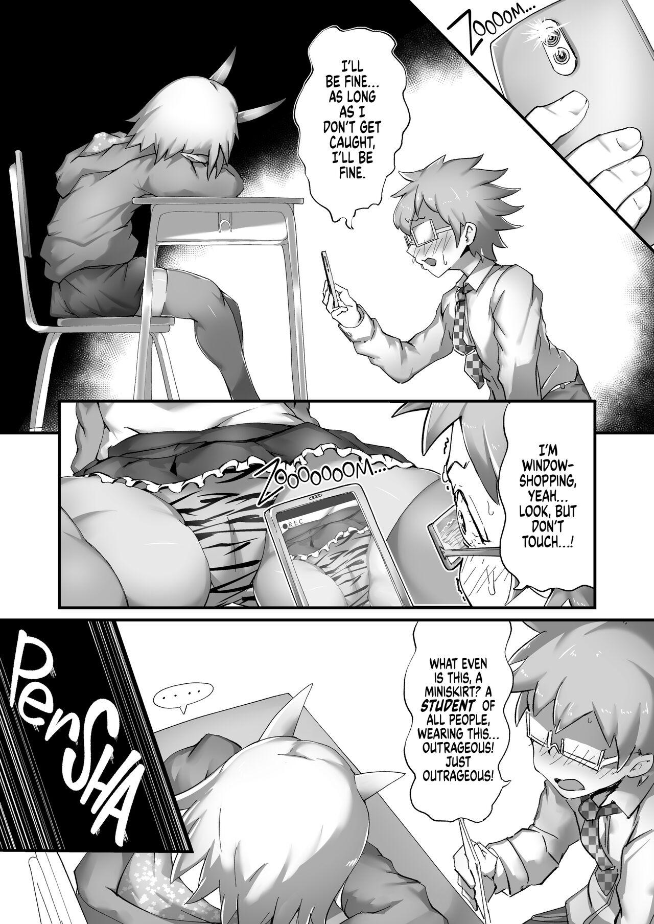 Rough Sex Mesuga Oni-chan to Doutei Sensei |A Bratty Little Demon and Her Cherryboy Teacher - Original Ass Sex - Page 4