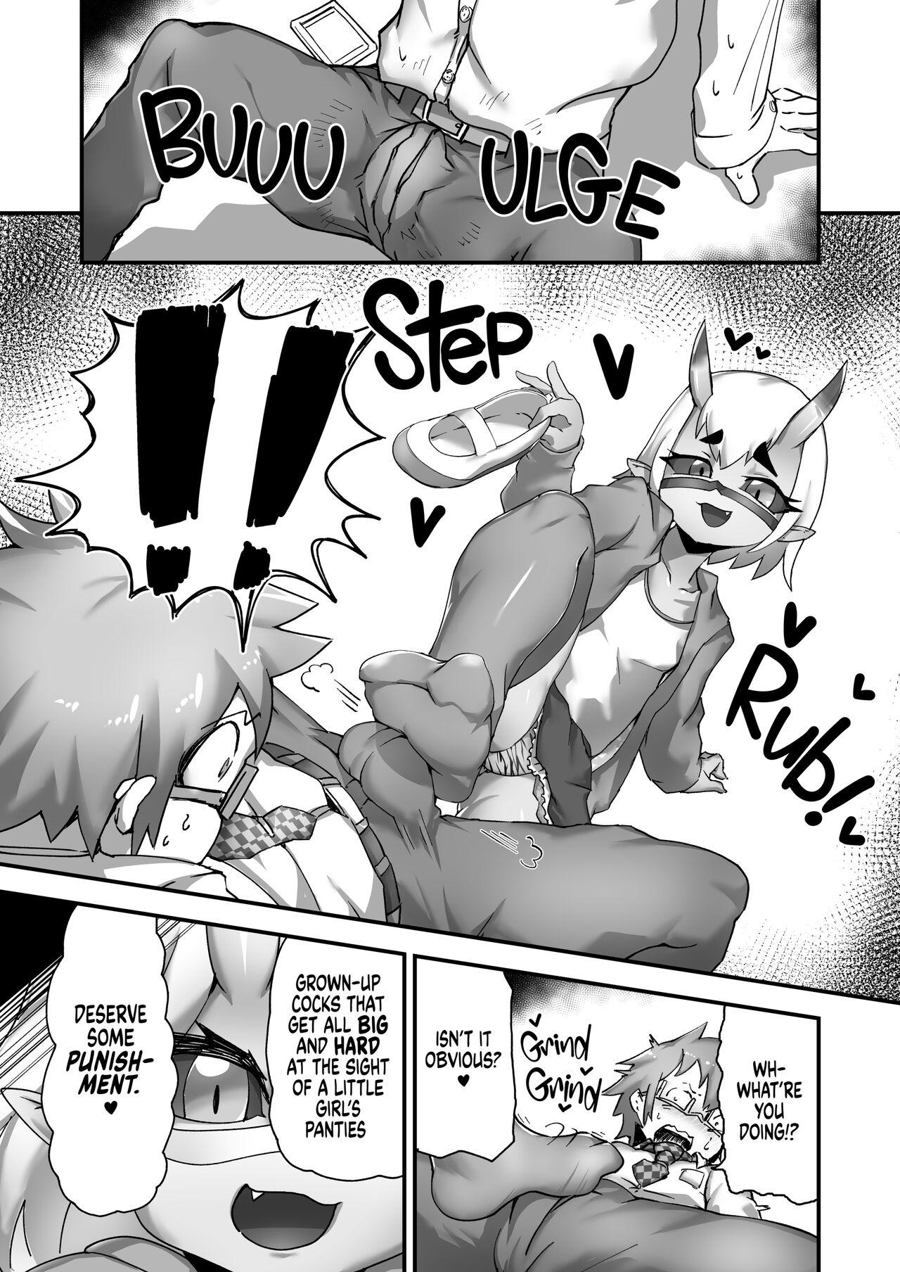 Watersports Mesuga Oni-chan to Doutei Sensei |A Bratty Little Demon and Her Cherryboy Teacher - Original Mas - Page 6