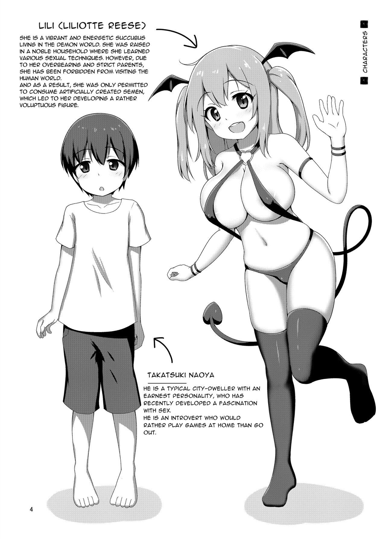 Pornstars Hakoiri Succubus, Shota ni Deau. | Sheltered Succubus Meets Shota. - Original Magrinha - Page 4