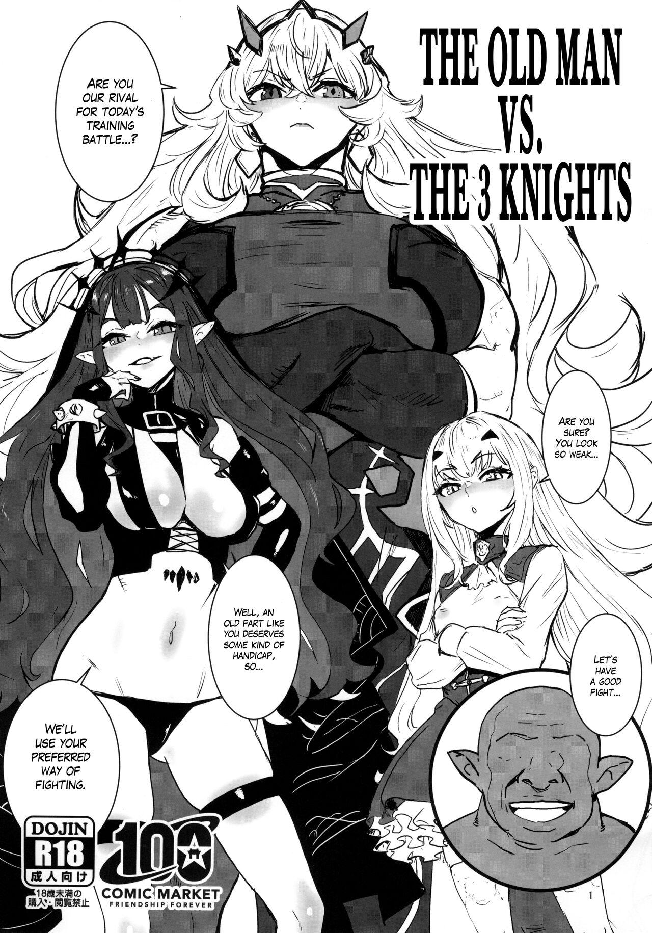 Fucking (C100) [Manga Super (Nekoi Mie)] Oji-san vs San-Kishi | The Old Man vs The 3 Knights (Fate/Grand Order) [English] [The Blavatsky Project] - Fate grand order Mujer - Picture 1