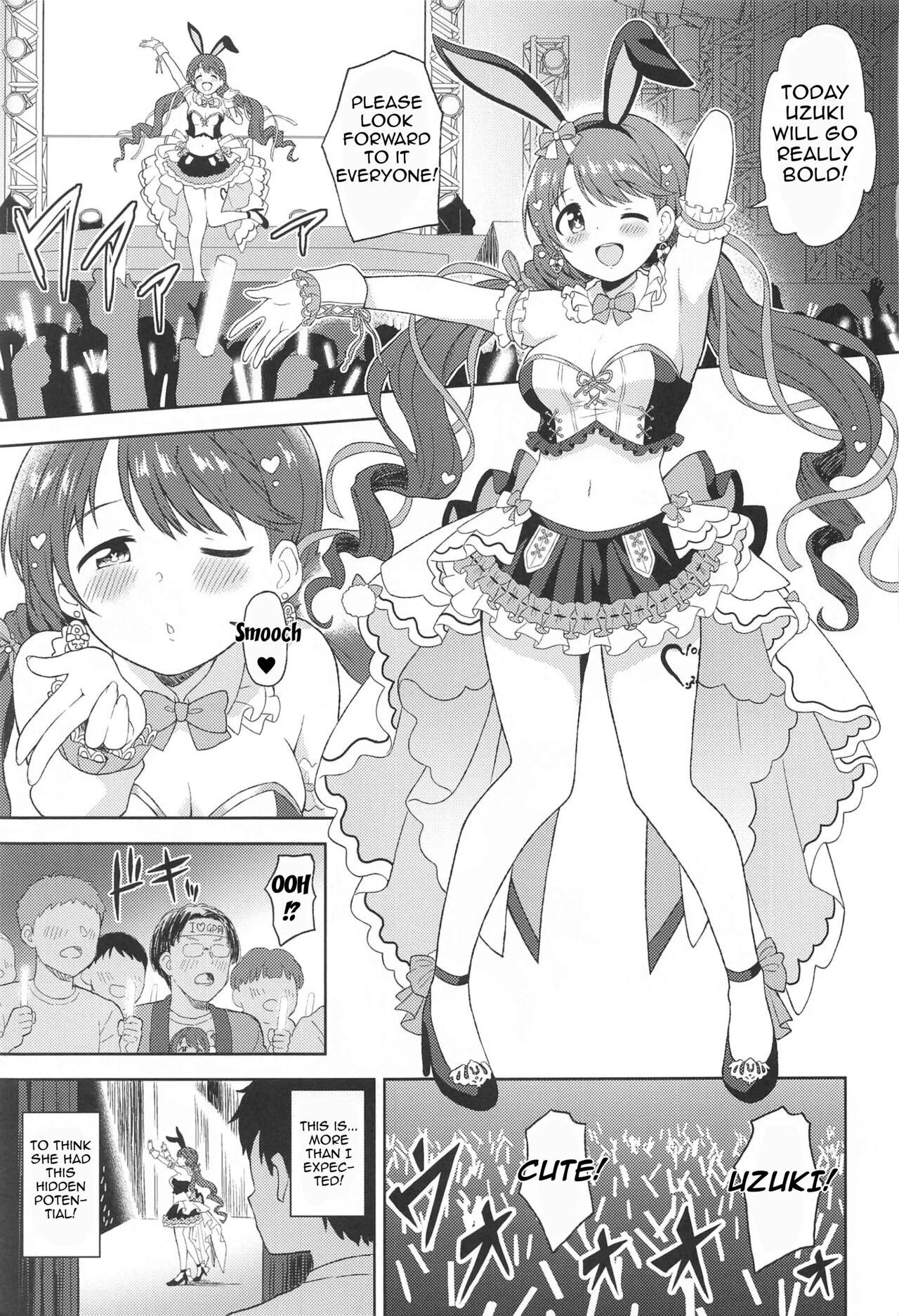 Female Orgasm Hatsujou Uzuki to Himitsu no Ecchi | Secret sex with Uzuki in heat - The idolmaster Selfie - Page 2