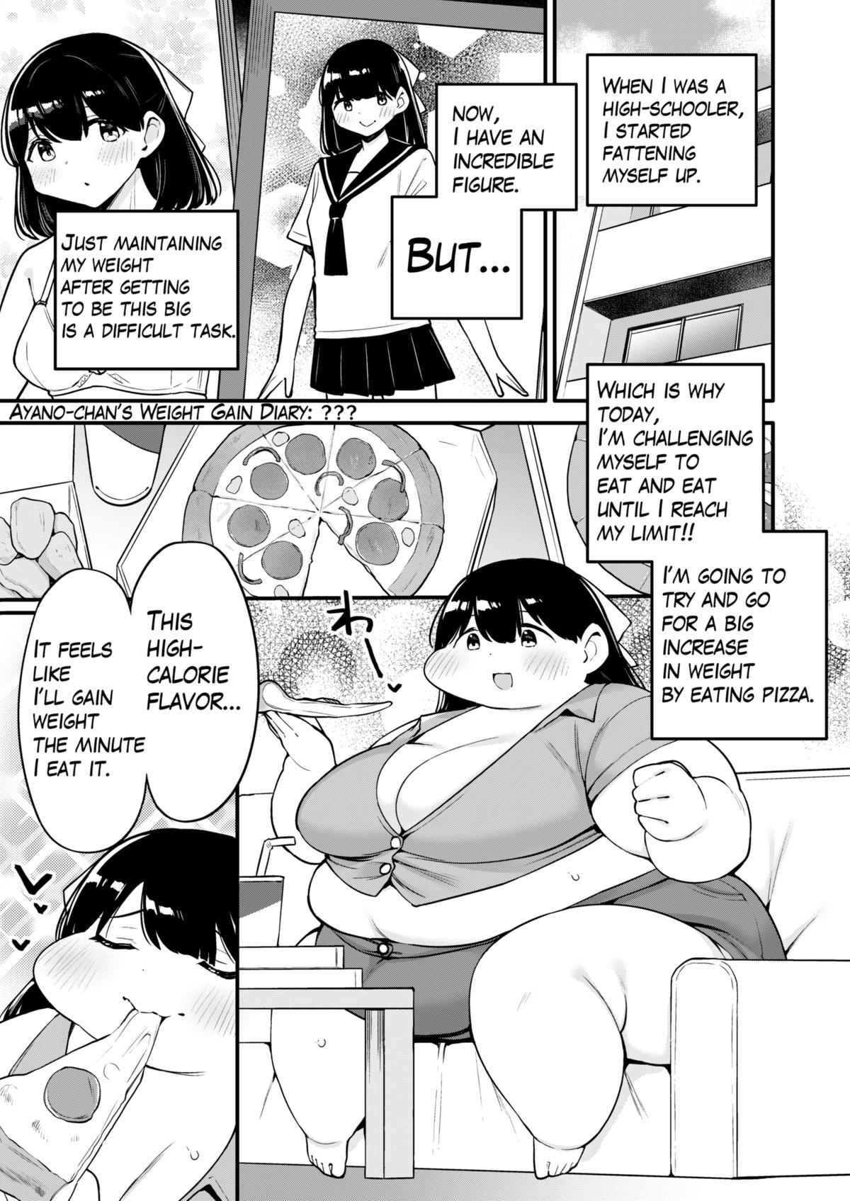 Ass Fucking Ayano's Weight Gain Diary: Dream! - Original Gay Gangbang - Page 1