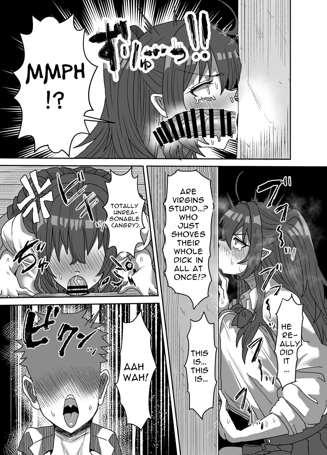 [Sei no Mamono (Sema)] In kyasakyubasu ~Inma to Ijigen ni Tsunagaru Ana~ | Gloomy Succubus ~glory hole connected to another dimension~ [English] [Penguin Piper] [Digital] 13