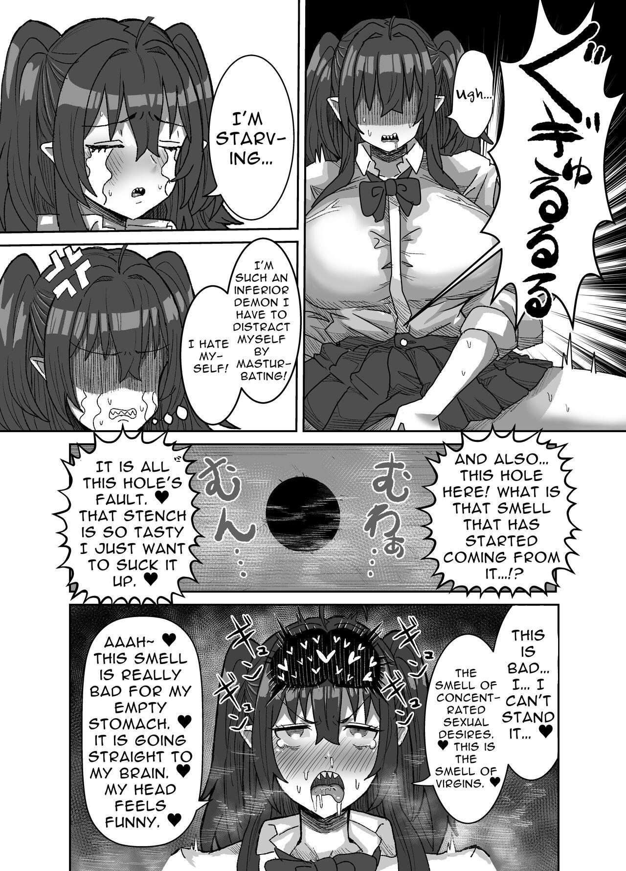 [Sei no Mamono (Sema)] In kyasakyubasu ~Inma to Ijigen ni Tsunagaru Ana~ | Gloomy Succubus ~glory hole connected to another dimension~ [English] [Penguin Piper] [Digital] 4