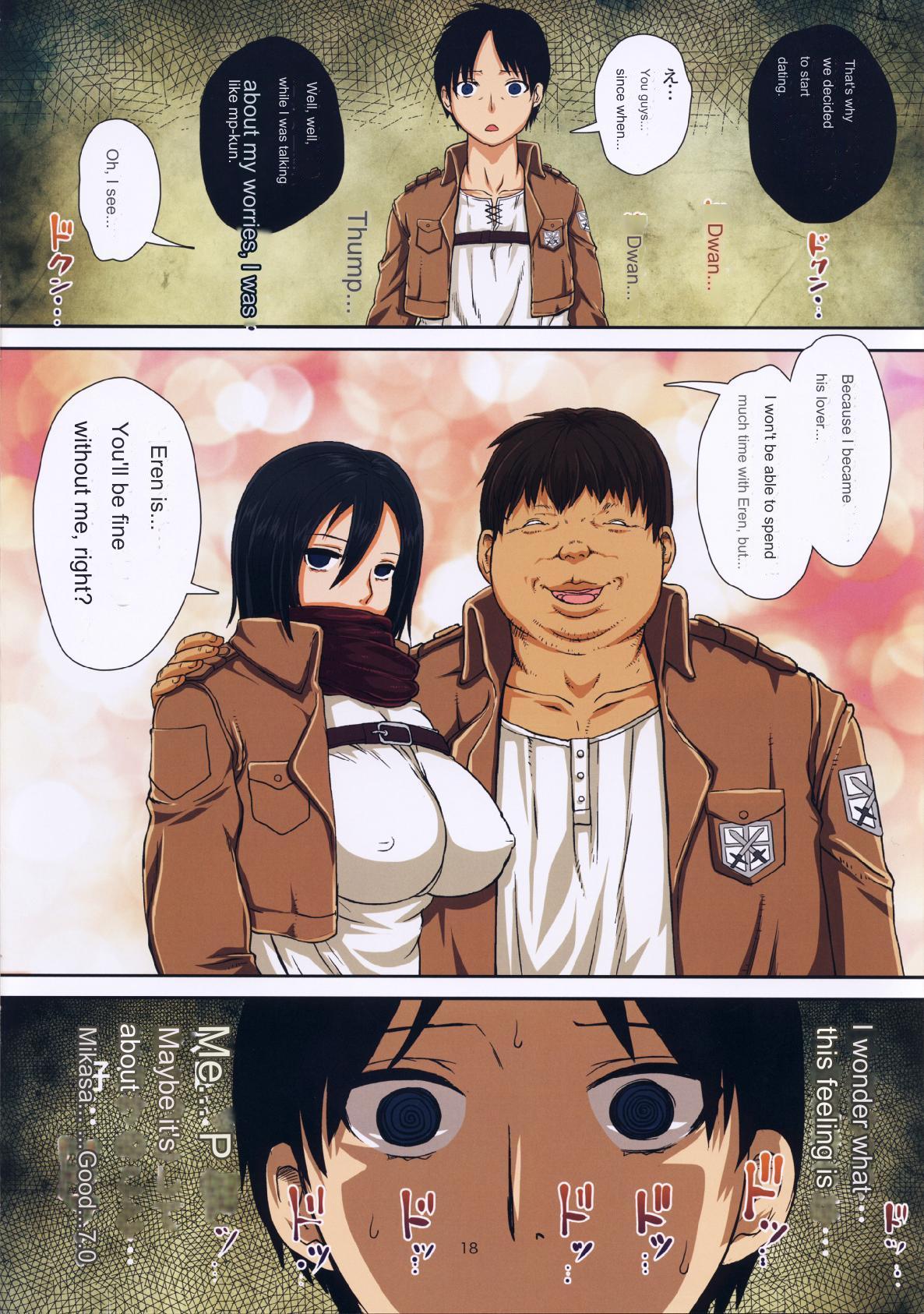 Fukkin Joshi Mikasa Ackerman wa Taishuu ga Ki ni naru Otoshi goro. - Page 18