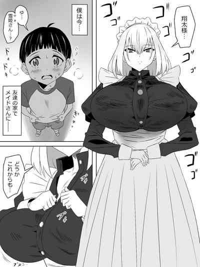 Tomodachi no Maid no Ookina Oppai ni Yuuwaku Sareru Shouta-kun 1