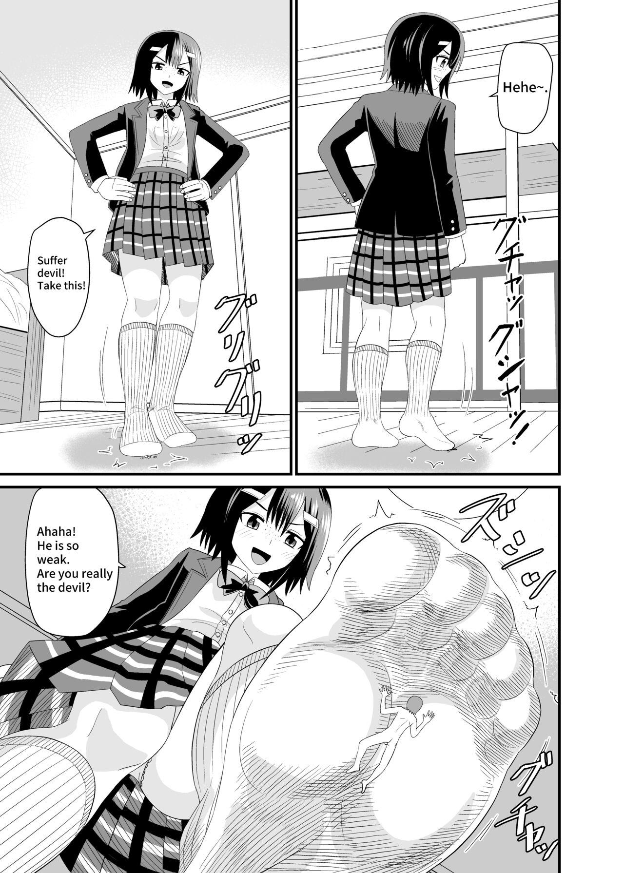 Muscle Jimiko ni Fumareru | Be stomped by calm girl. - Original Face Fucking - Page 10