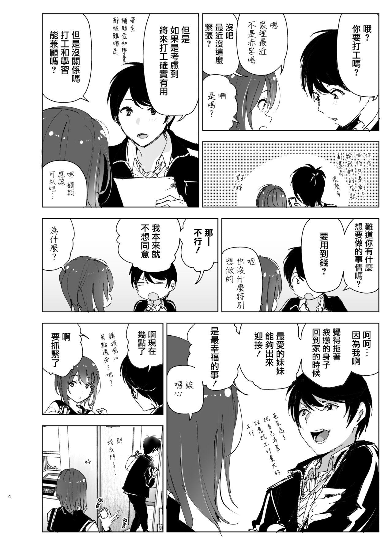Gay Bus Onii-chan no Koto ga Daisuki!! na Imouto no Hanashi - Original Fudendo - Page 4